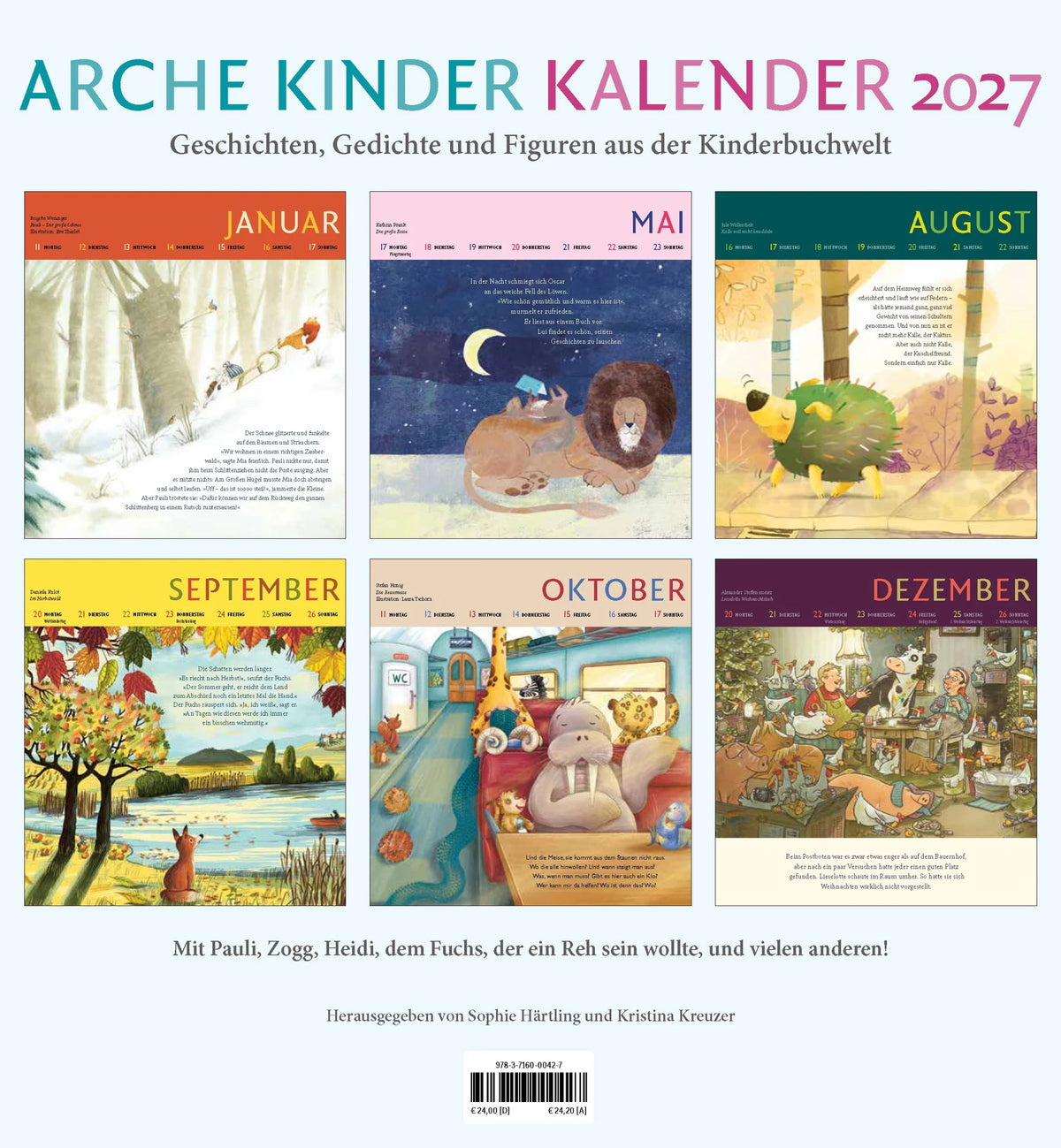 Arche Kinder Kalender 2027 – Ansicht