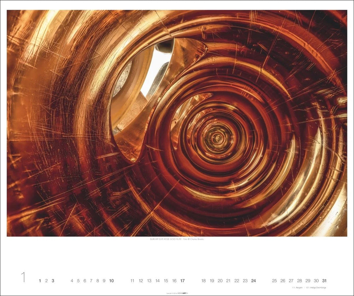 Architecture in Music Kalender 2027 - Musikinstrumente von innen – Ansicht