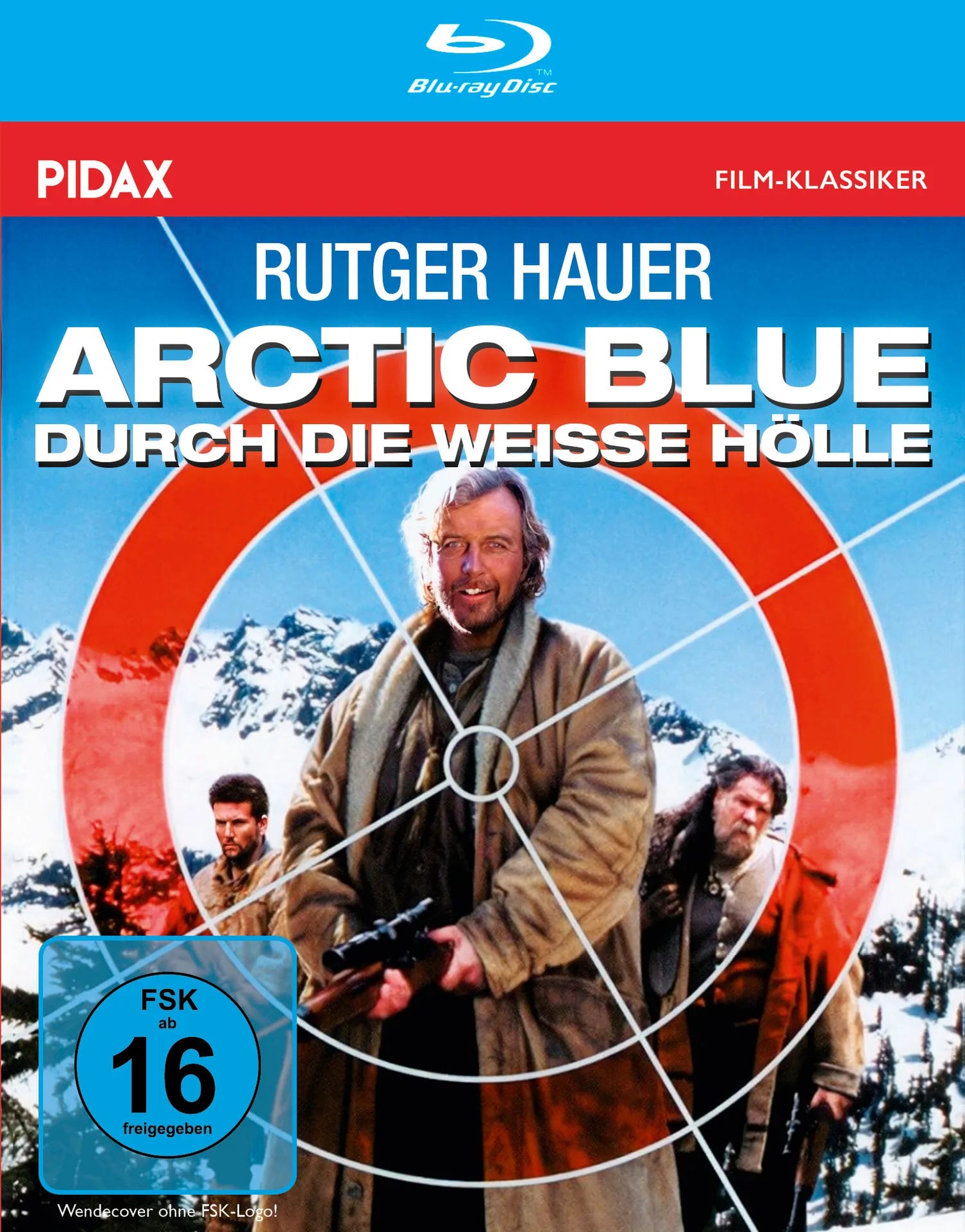 Blu-ray-Cover: Arctic Blue - Durch die weiße Hölle. Regie: Peter Masterson. Vorläufiges ALIVE-Cover; finale Abbildung folgt