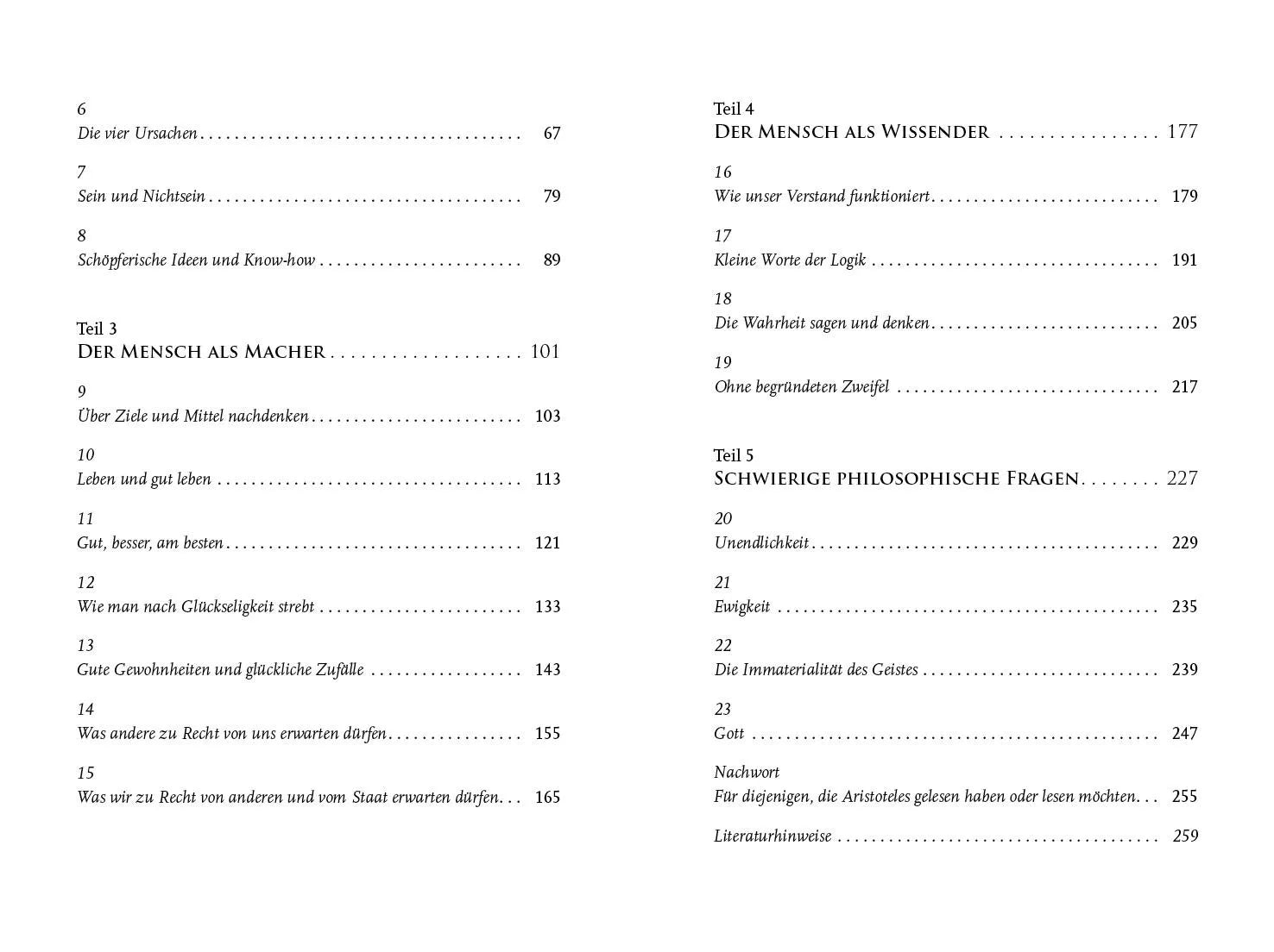 Innenansicht von 'Aristoteles to go' - Gebundene Ausgabe