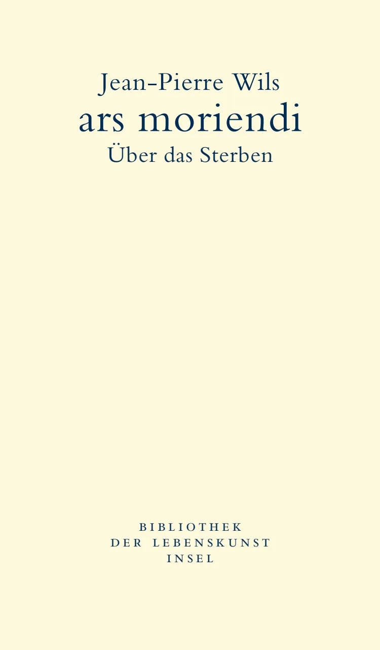 Buchcover von 'ars moriendi' - Taschenbuch von Jean-Pierre Wils