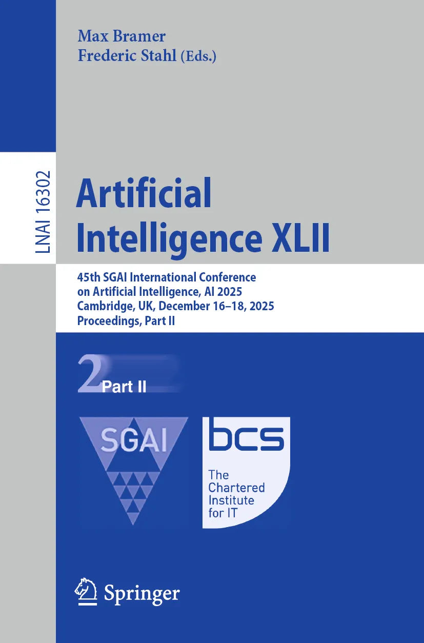 Cover: Artificial Intelligence XLII (E-Book)