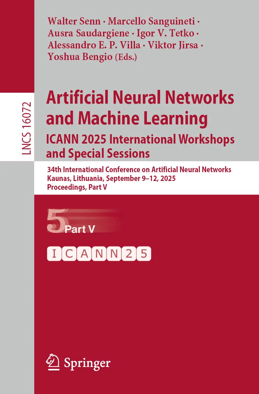 Cover: Artificial Neural Networks and Machine Learning. ICANN 2025 International Workshops and Special Sessions (E-Book)