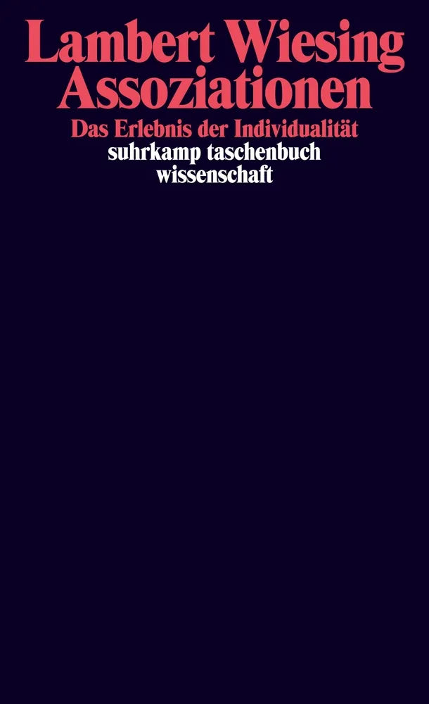 Cover: Assoziationen (E-Book) von Lambert Wiesing