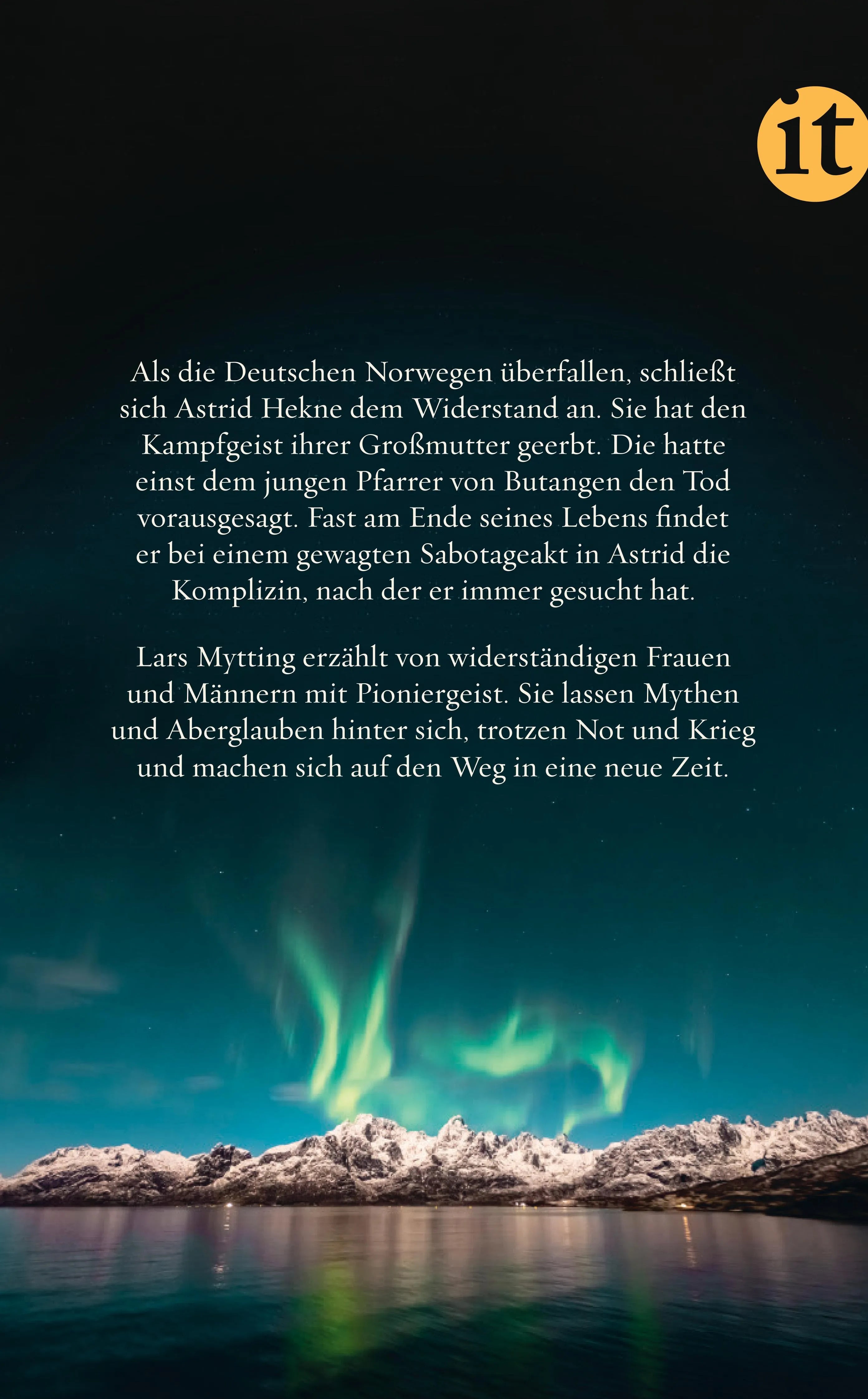 Buchrückseite von 'Astrids Vermächtnis' mit Klappentext - Taschenbuch