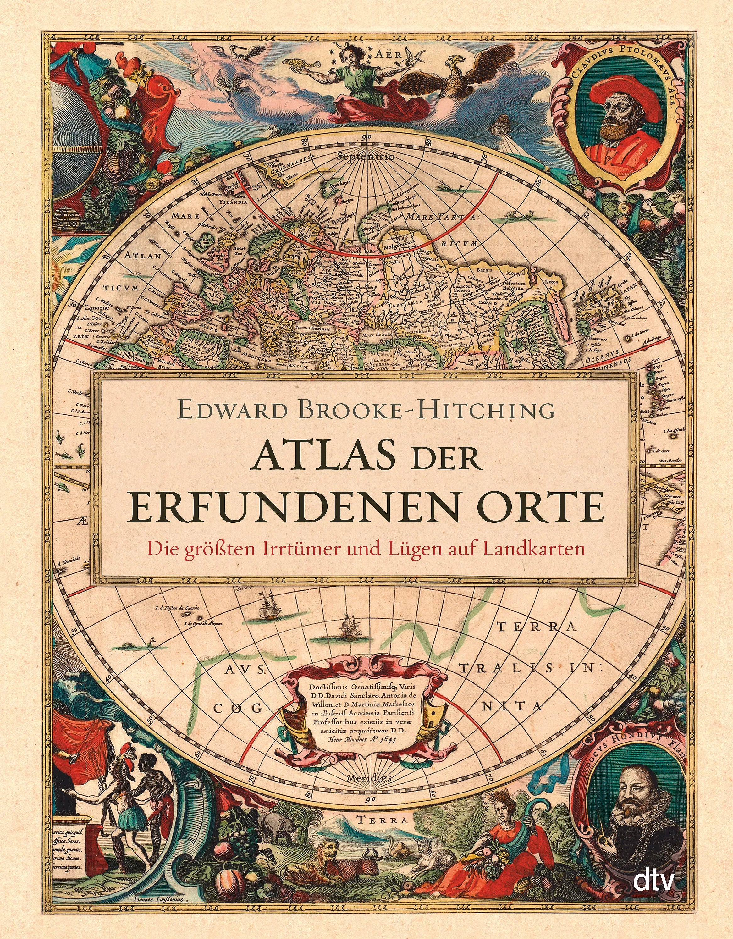 Buchcover von 'Atlas der erfundenen Orte' - Gebundene Ausgabe von Edward Brooke-Hitching