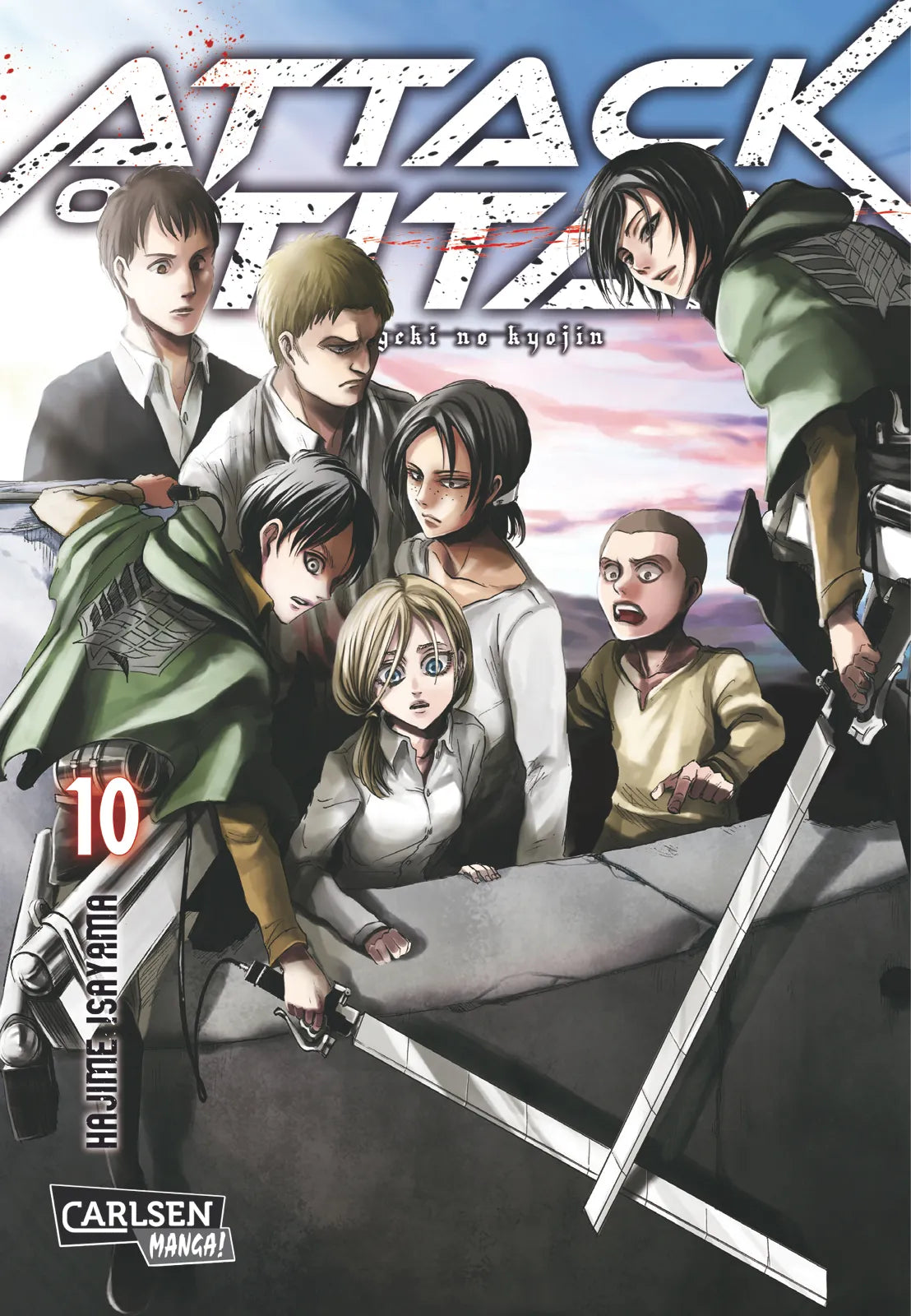 Buchcover von 'Attack on Titan 10' - Taschenbuch von Hajime Isayama