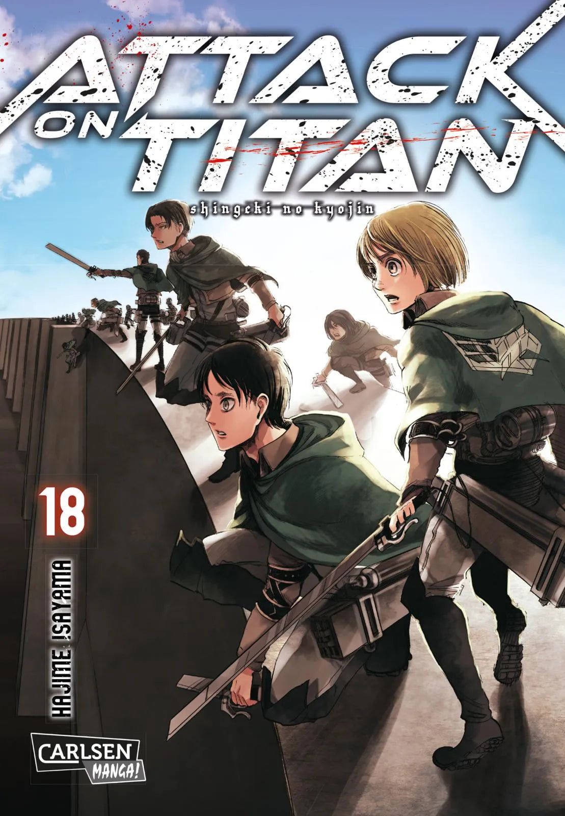 Buchcover von 'Attack on Titan 18' - Taschenbuch von Hajime Isayama