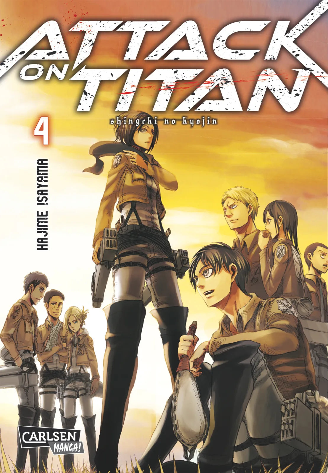 Buchcover von 'Attack on Titan 4' - Taschenbuch von Hajime Isayama