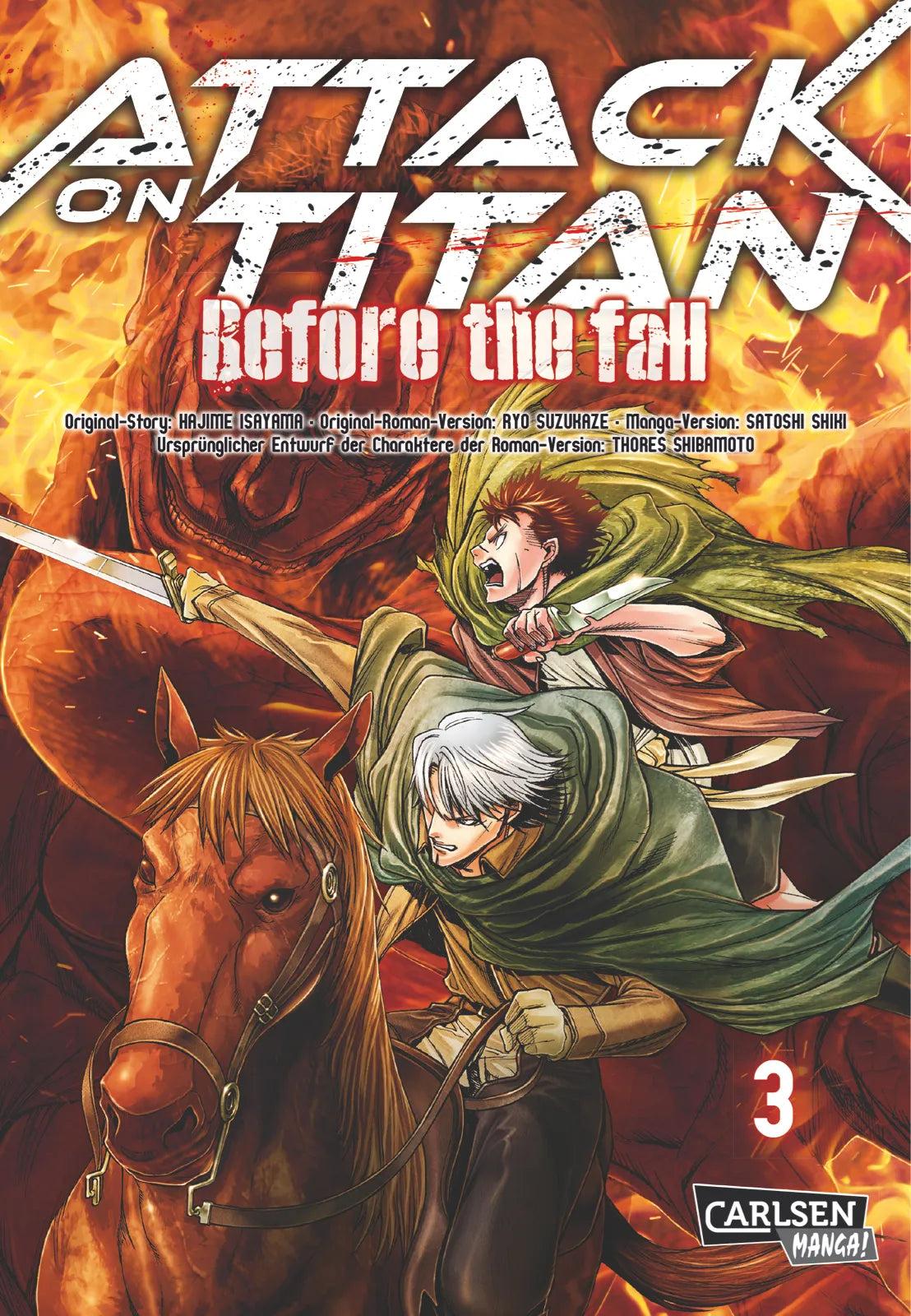 Buchcover von 'Attack on Titan - Before the Fall 3' - Taschenbuch von Hajime Isayama