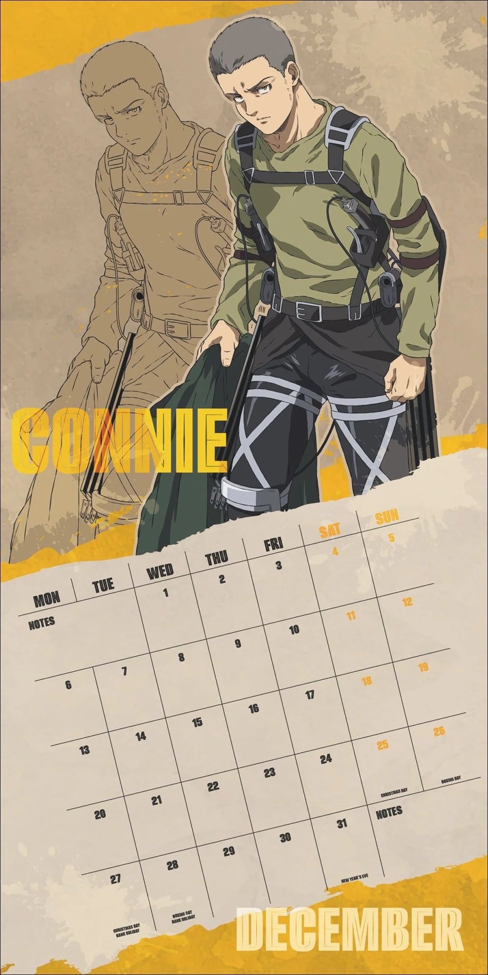 Attack on Titan Broschurkalender 2027 – Ansicht