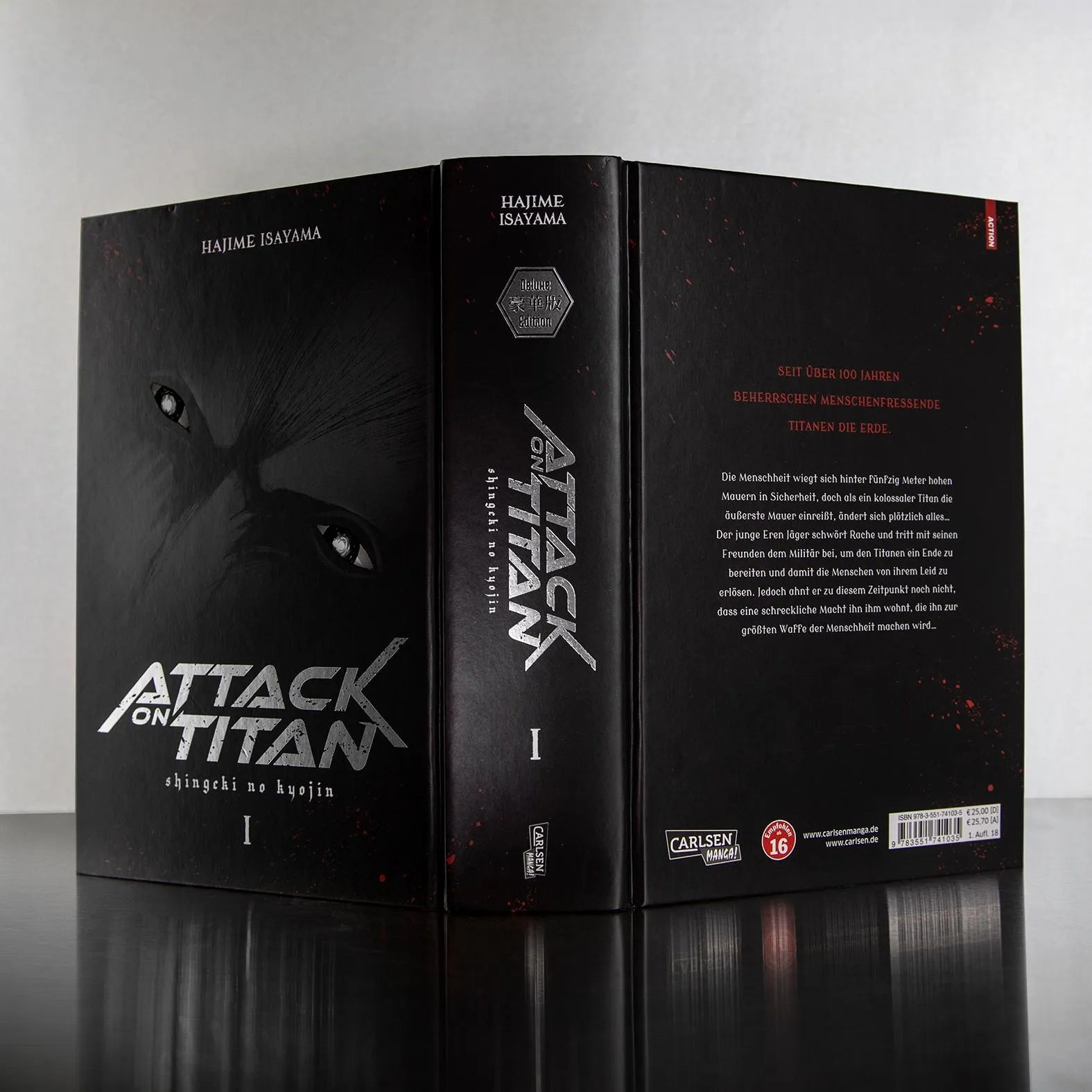 Produktansicht: Attack on Titan Deluxe 1 (Gebundene Ausgabe)