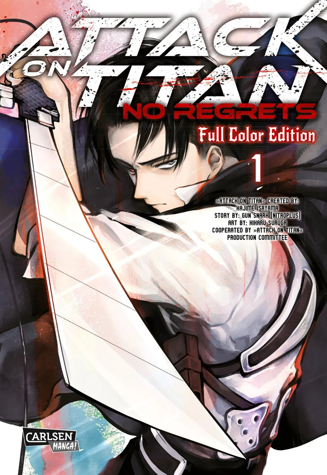 Buchcover von 'Attack On Titan - No Regrets Full Colour Edition 1' - Taschenbuch von Hajime Isayama