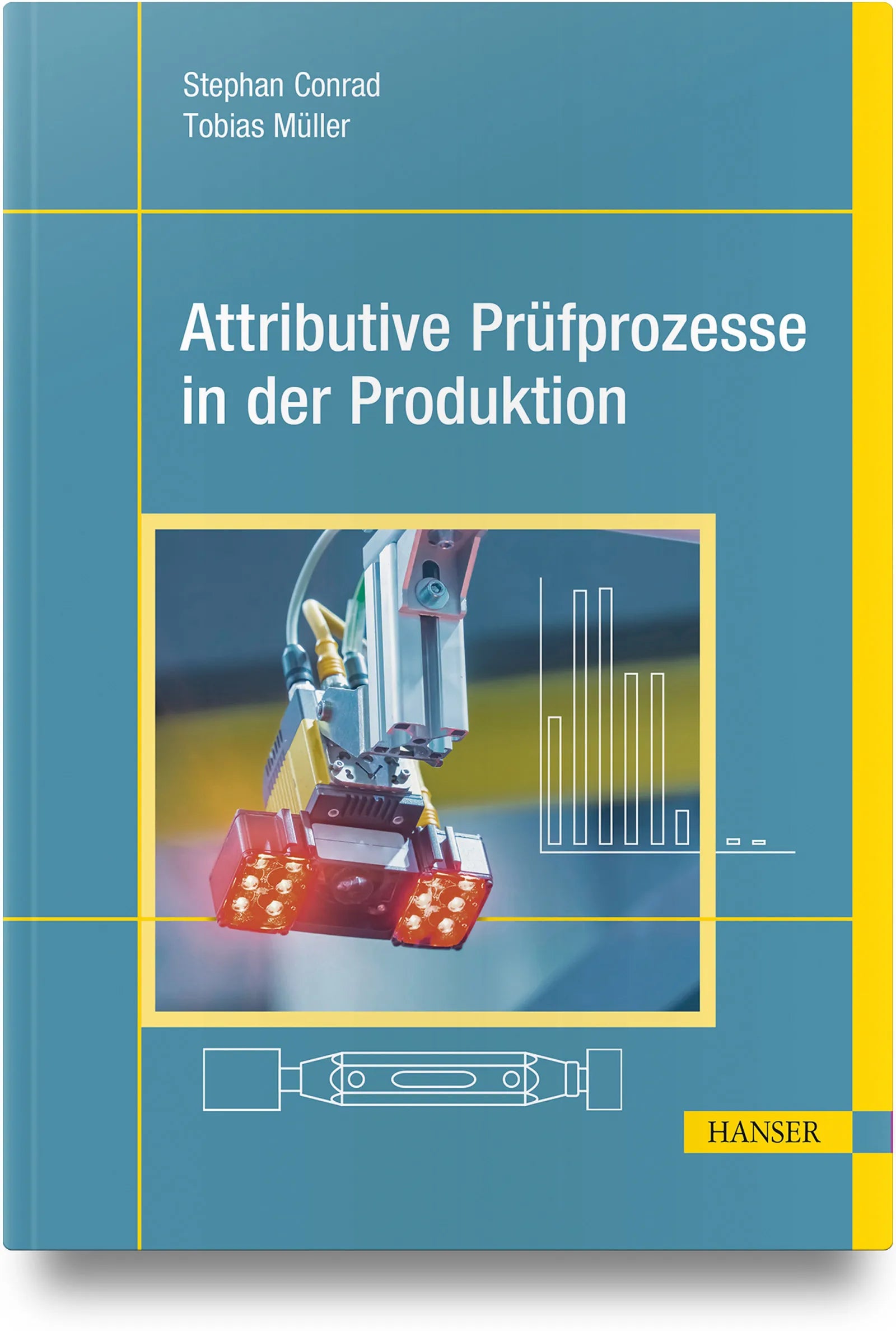 Buchcover von 'Attributive Prüfprozesse in der Produktion' - Gebundene Ausgabe von Stephan Conrad