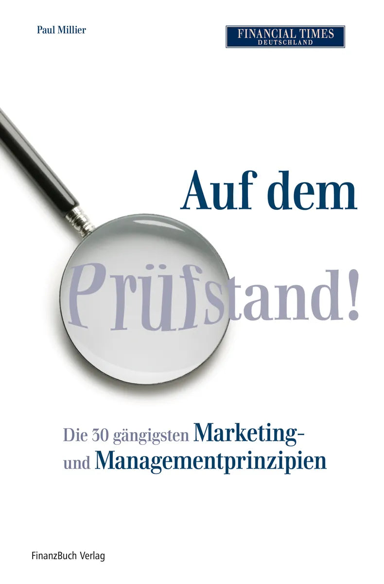 Buchcover von 'Auf dem Prüfstand' - Gebundene Ausgabe von Paul Millier