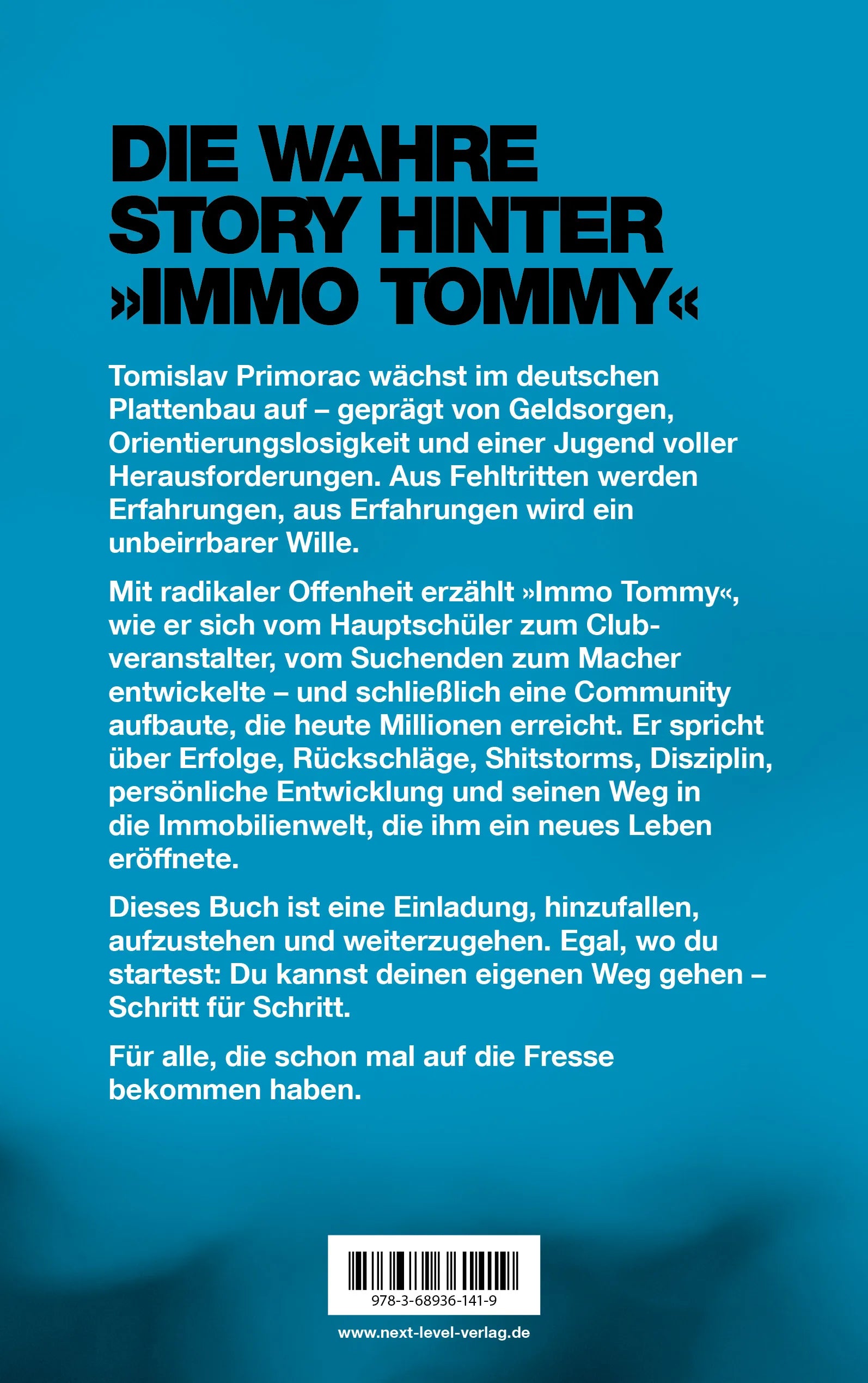Rückseite: Auf die Fresse (Taschenbuch)