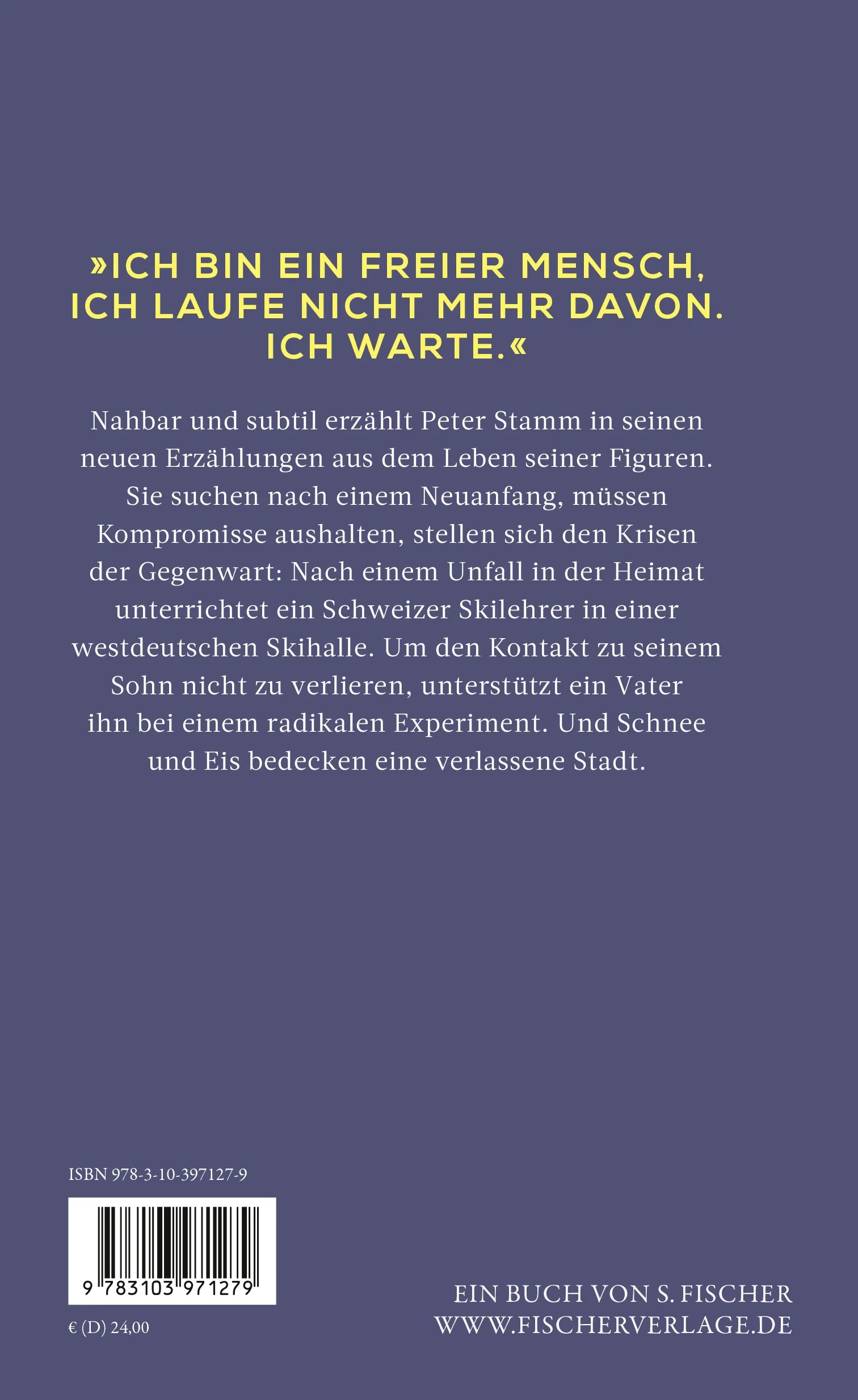 Buchrückseite von 'Auf ganz dünnem Eis' mit Klappentext - Gebundene Ausgabe