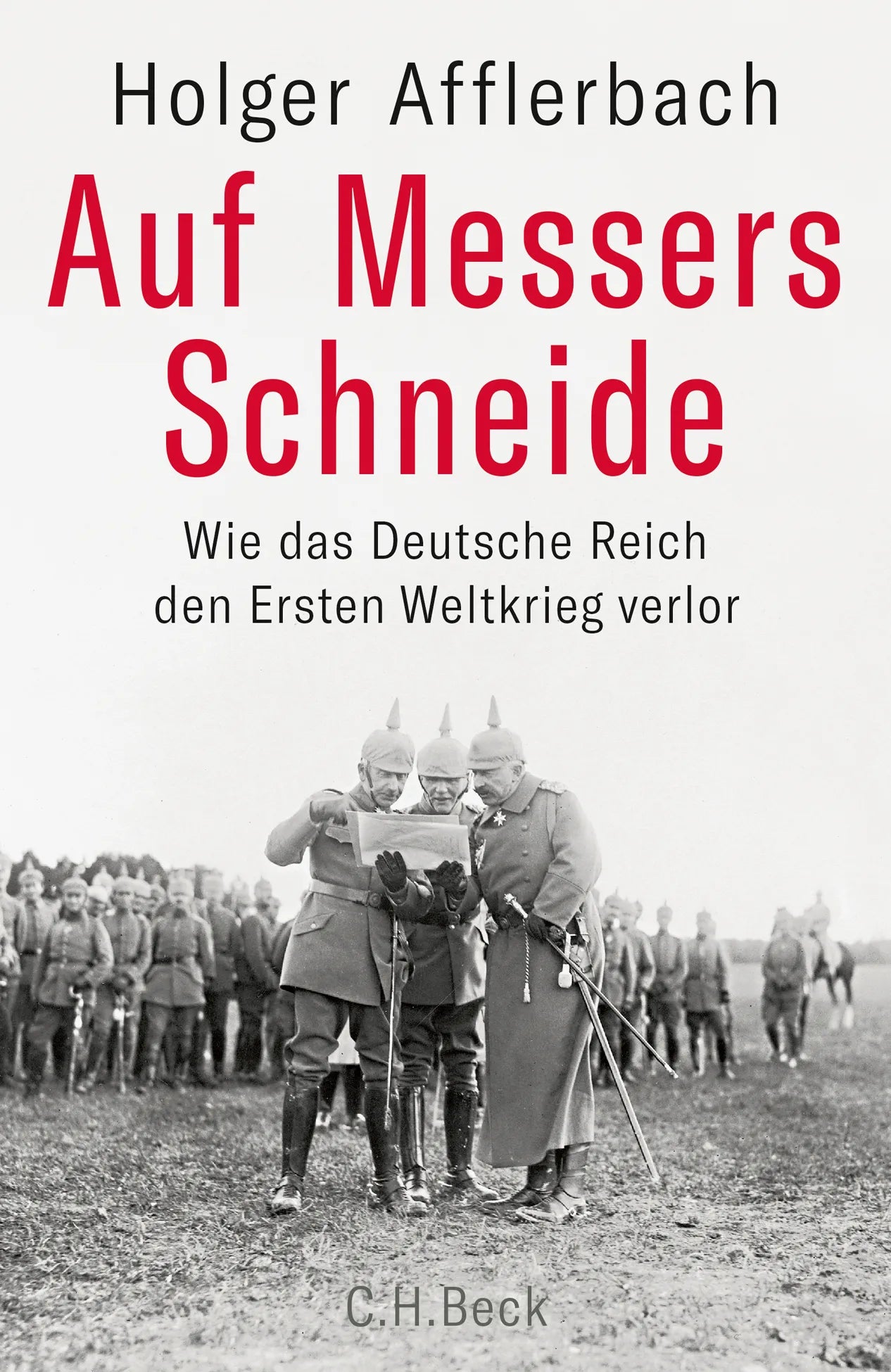 Buchcover von 'Auf Messers Schneide' - Gebundene Ausgabe von Holger Afflerbach