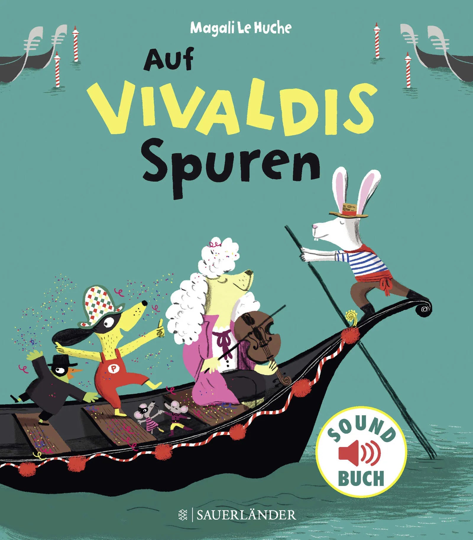 Buchcover von 'Auf Vivaldis Spuren' - Gebundene Ausgabe von Magali Le Huche