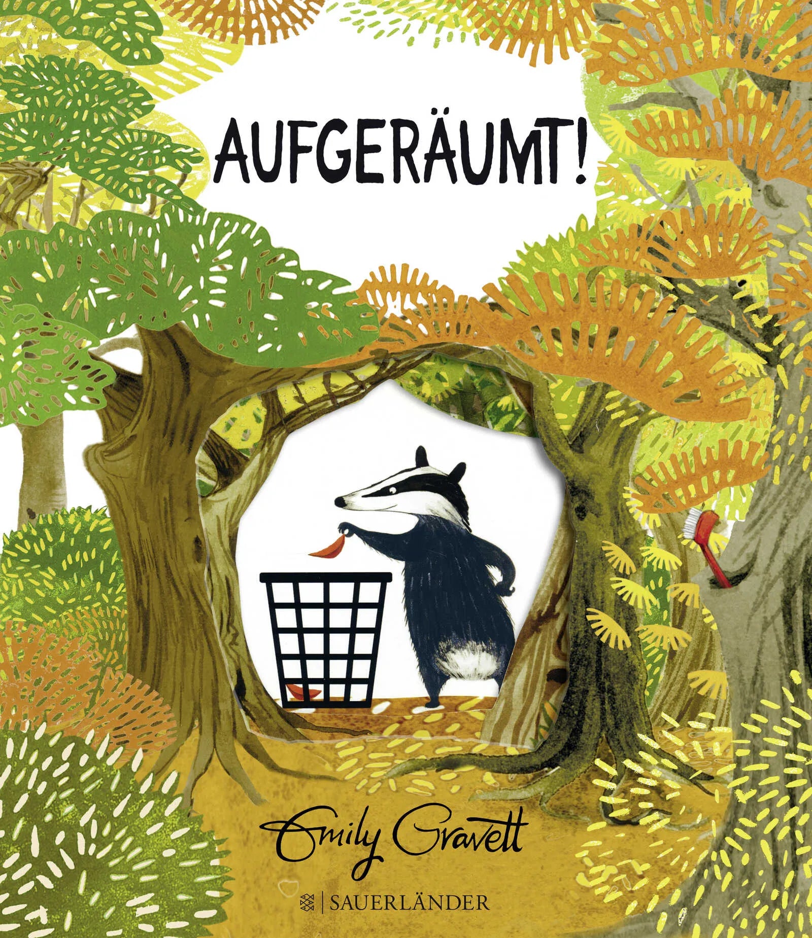 Buchcover von 'Aufgeräumt!' - Gebundene Ausgabe von Emily Gravett