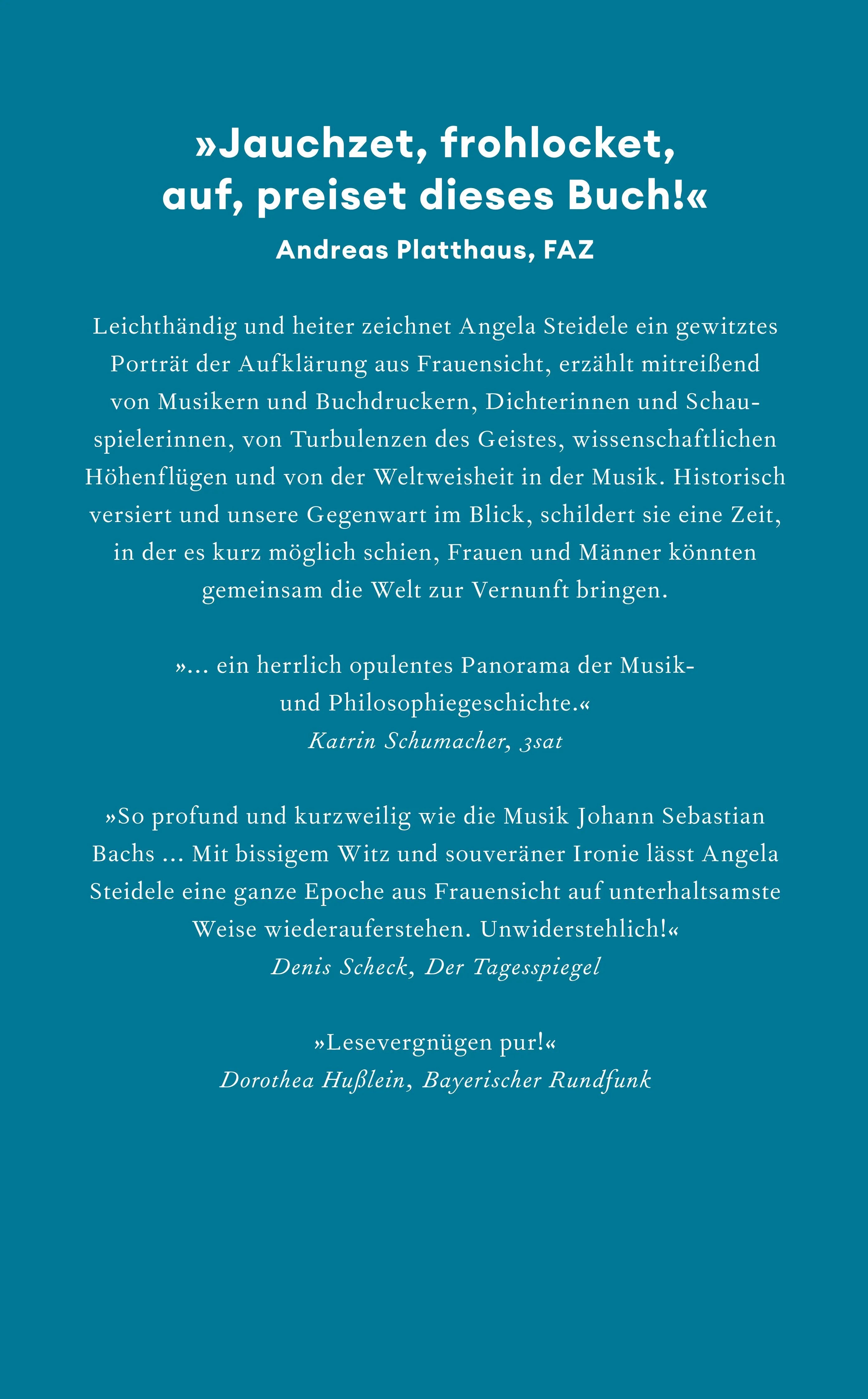 Buchrückseite von 'Aufklärung' mit Klappentext - Taschenbuch