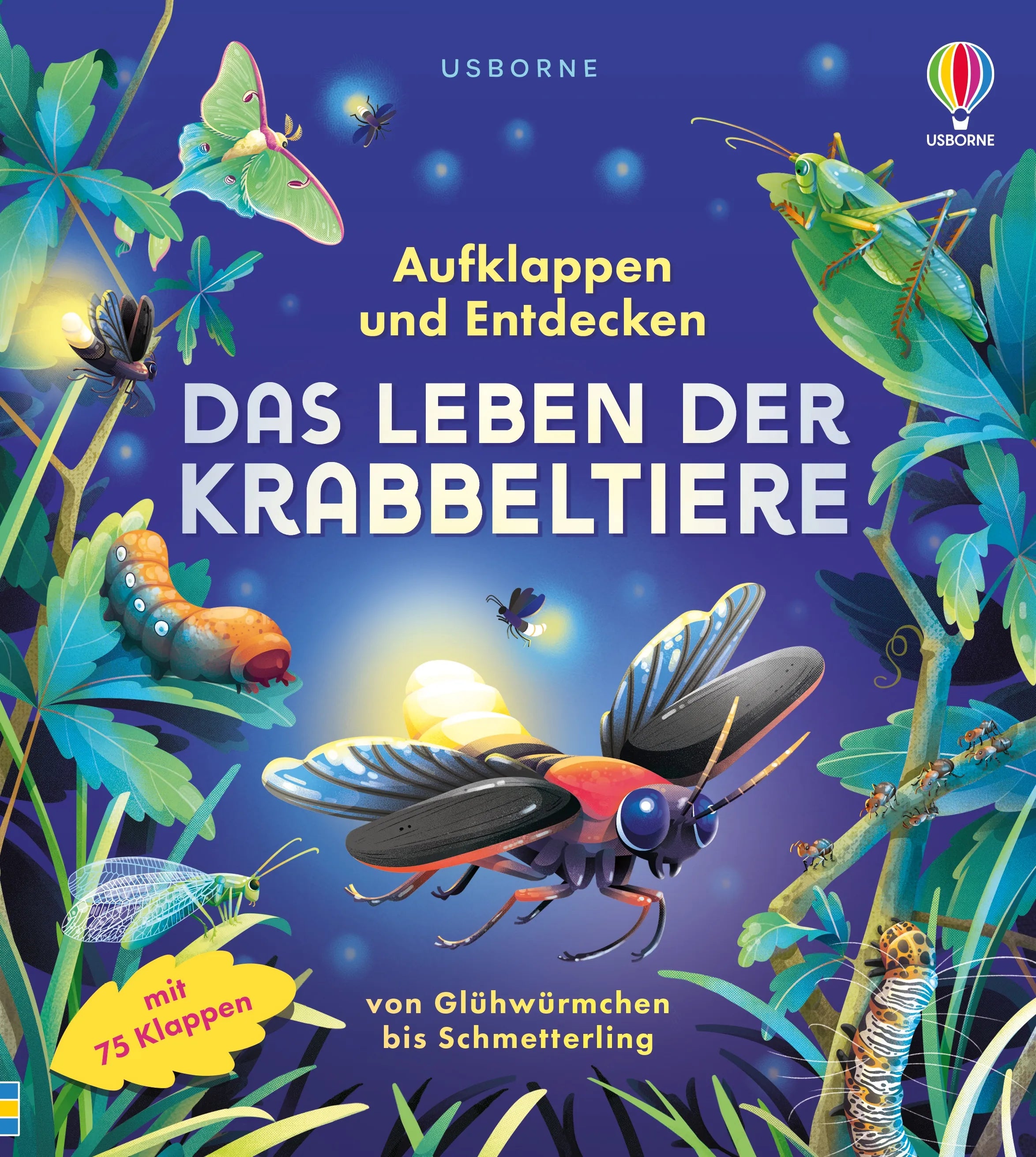 Buchcover von 'Aufklappen und Entdecken: Das Leben der Krabbeltiere' - Gebundene Ausgabe von Minna Lacey