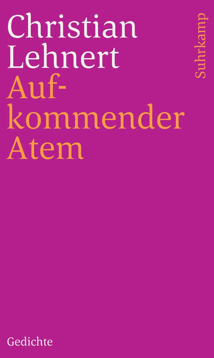 Buchcover von 'Aufkommender Atem' - Taschenbuch von Christian Lehnert