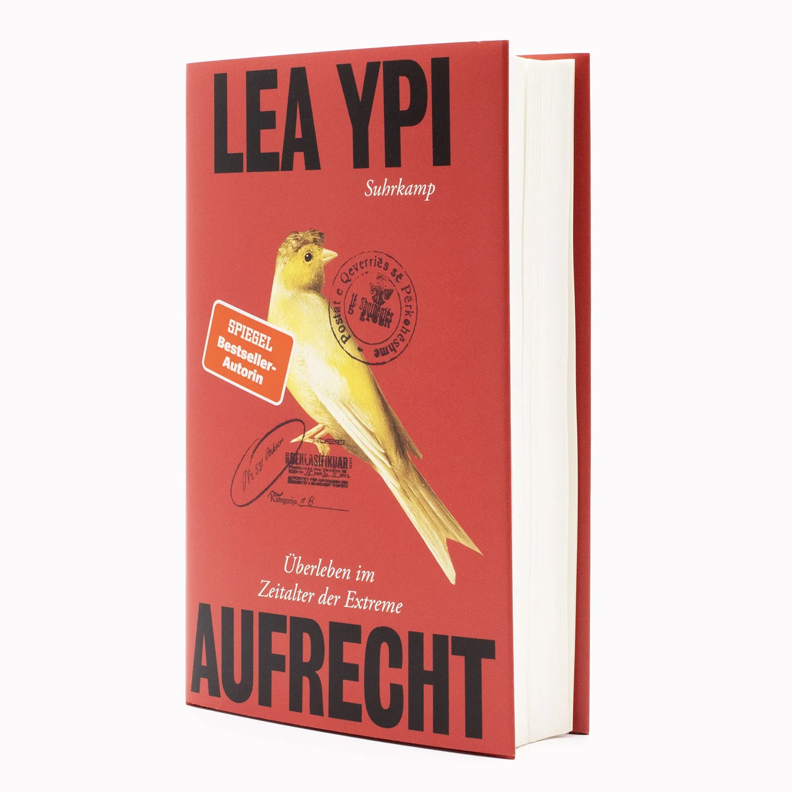 Detailansicht: Aufrecht (Hardcover)