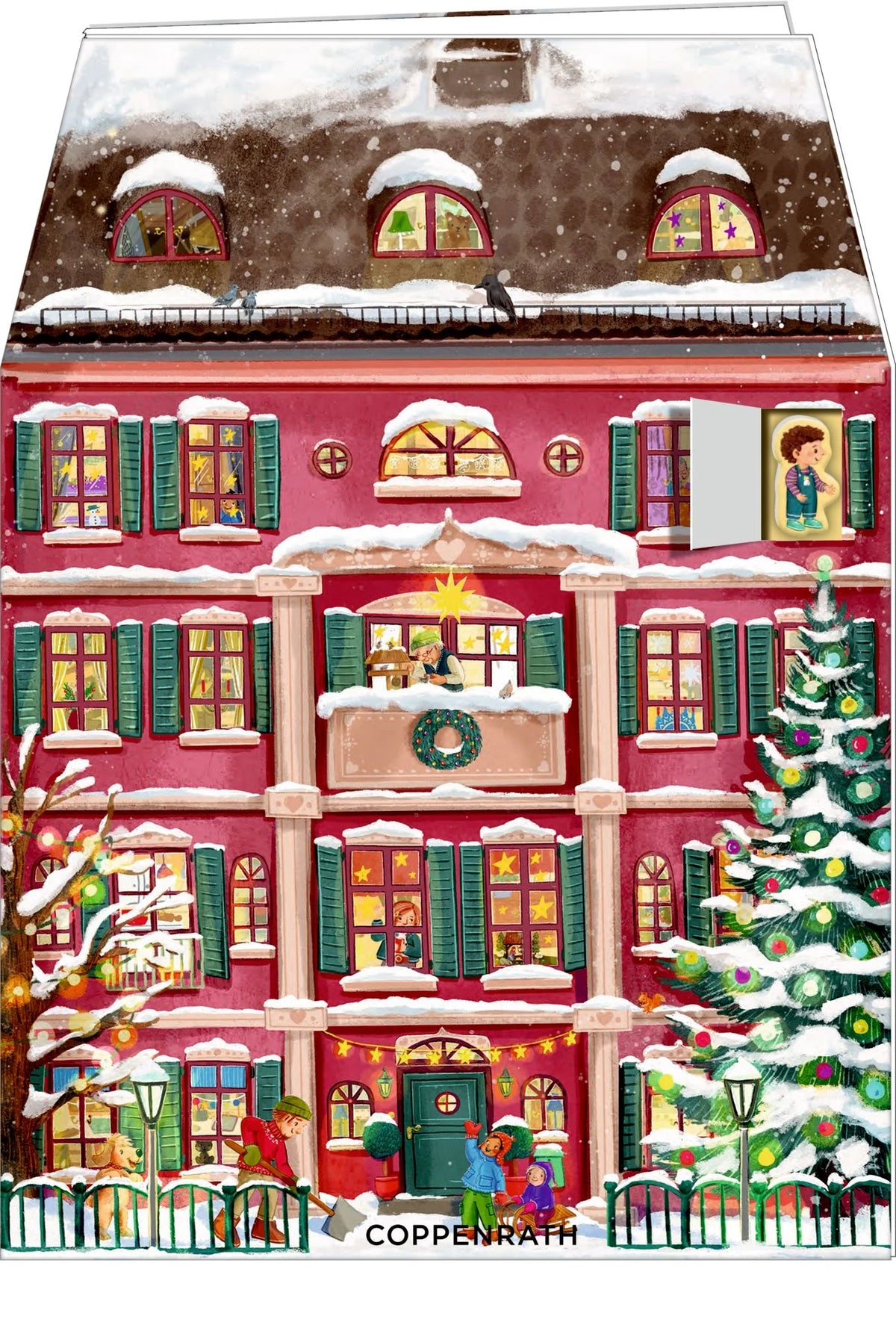 Adventskalender: Aufstell-Adventskalender – Mein buntes Weihnachtshaus
