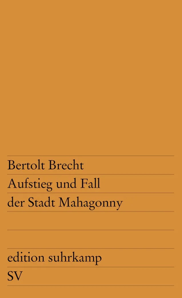 Buchcover von 'Aufstieg und Fall der Stadt Mahagonny' - Taschenbuch von Bertolt Brecht
