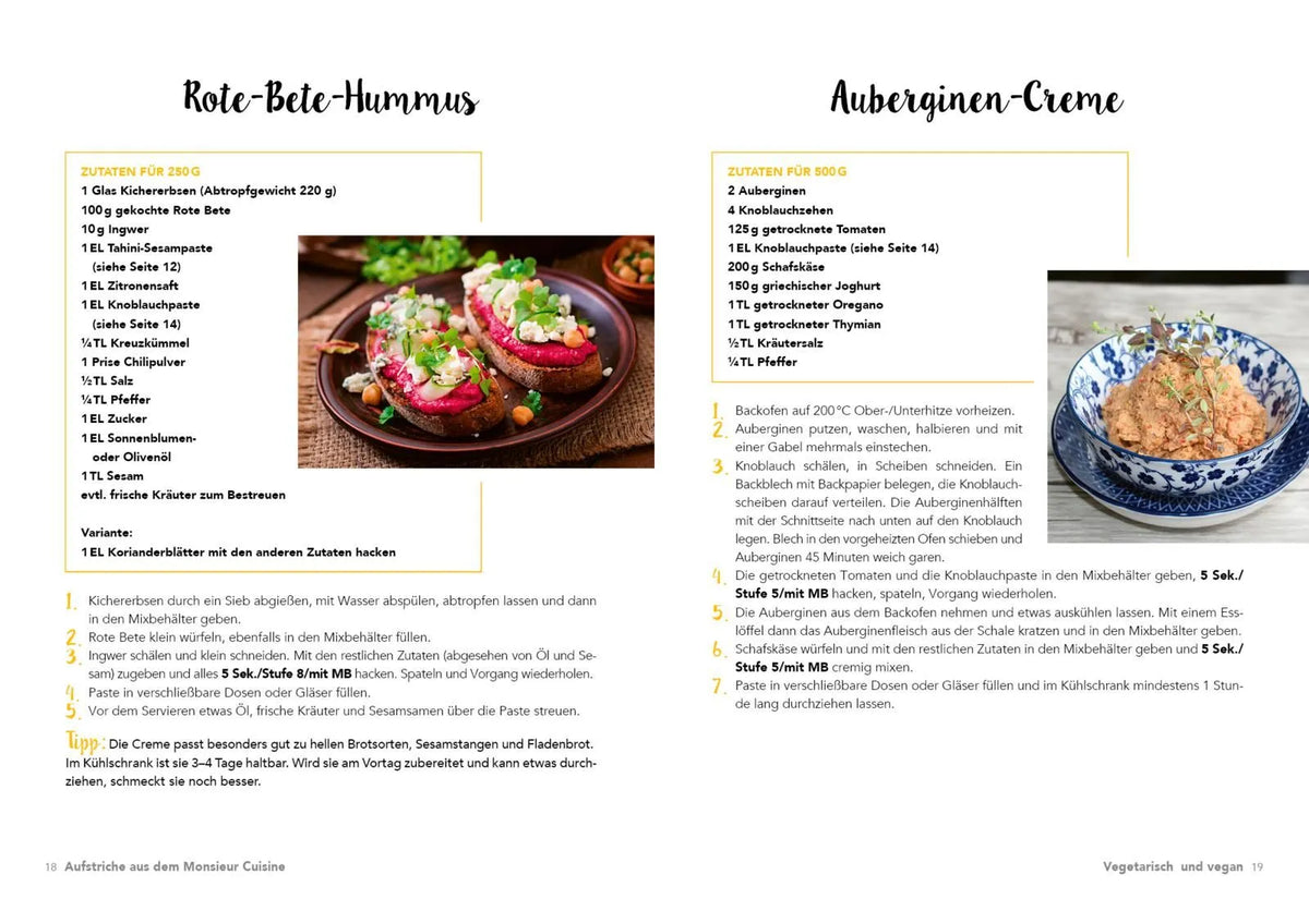 Detailansicht: Aufstriche aus dem Monsieur Cuisine (Taschenbuch)