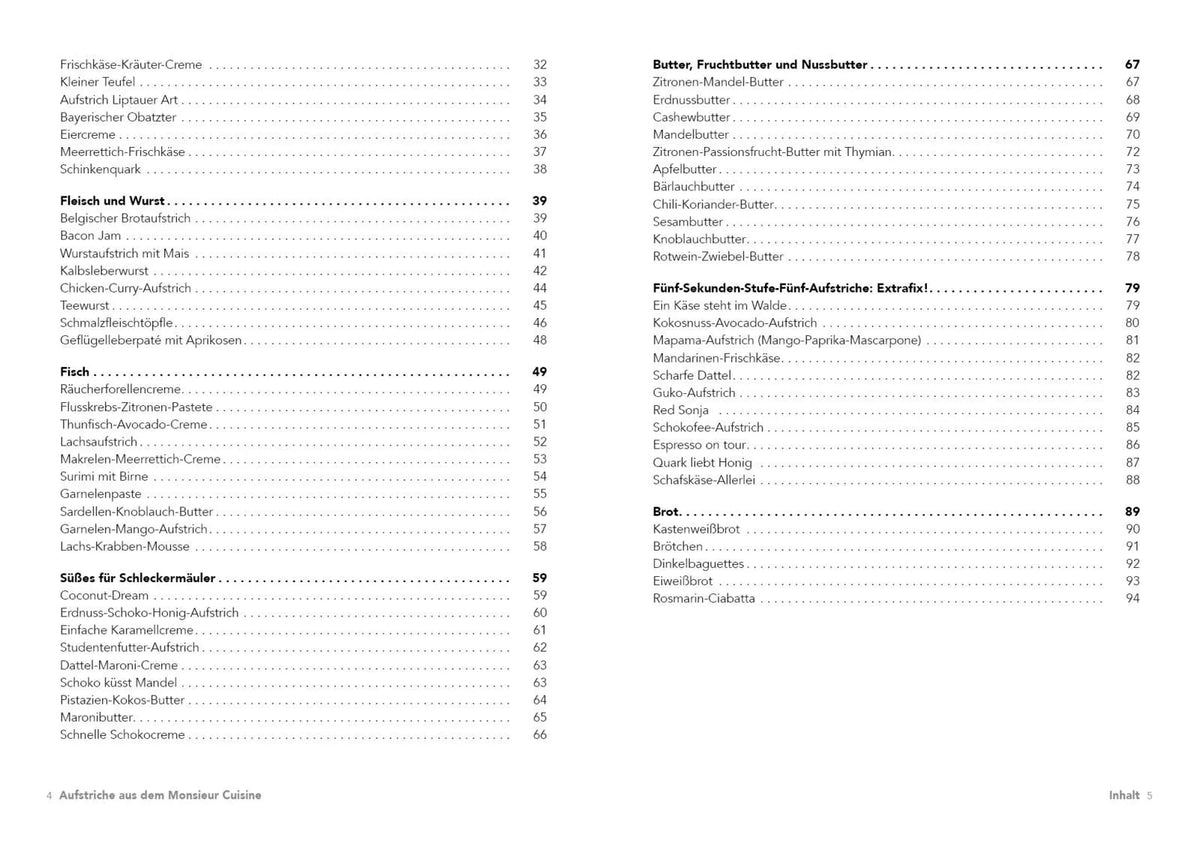 Detailansicht: Aufstriche aus dem Monsieur Cuisine (Taschenbuch)