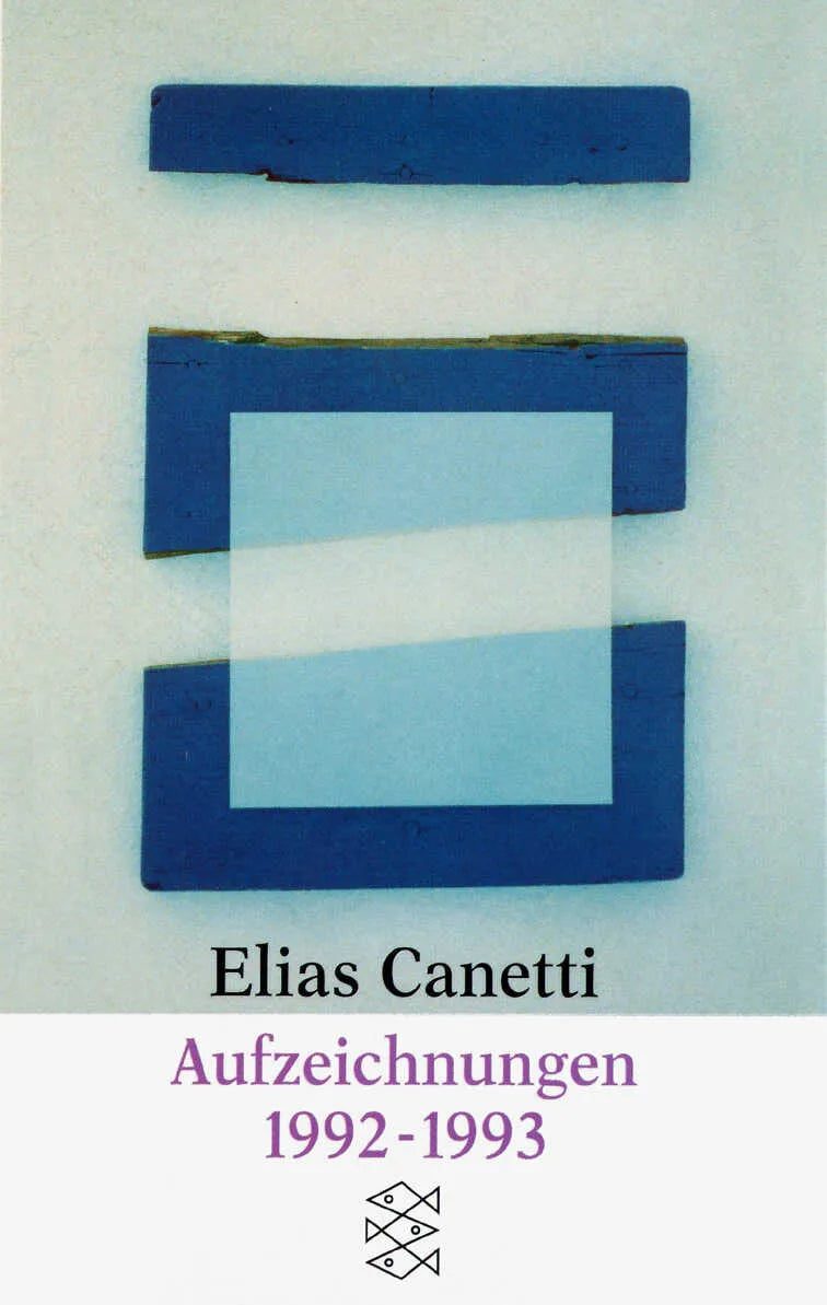 Buchcover von 'Aufzeichnungen 1992-1993' - Taschenbuch von Elias Canetti