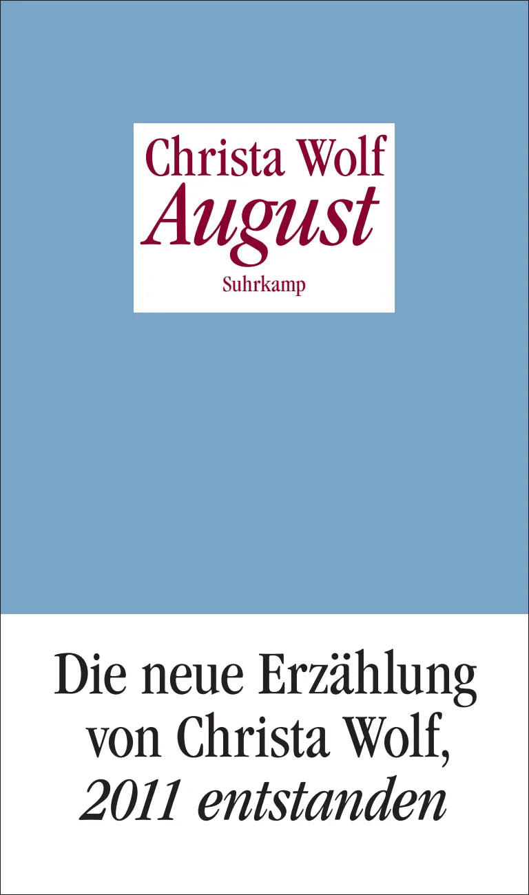 Buchcover von 'August' - Paperback von Christa Wolf