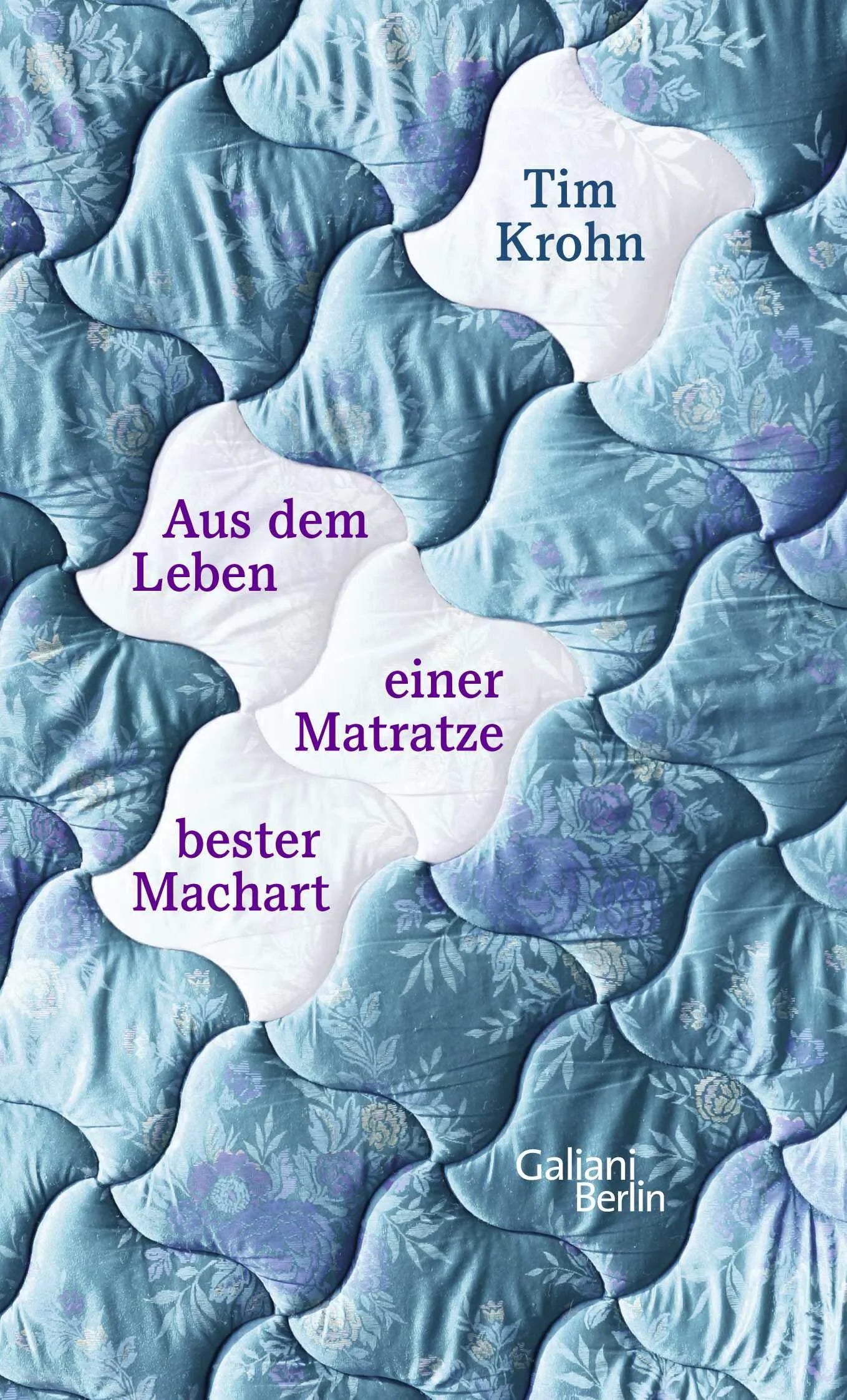 Buchcover von 'Aus dem Leben einer Matratze bester Machart' - Gebundene Ausgabe von Tim Krohn