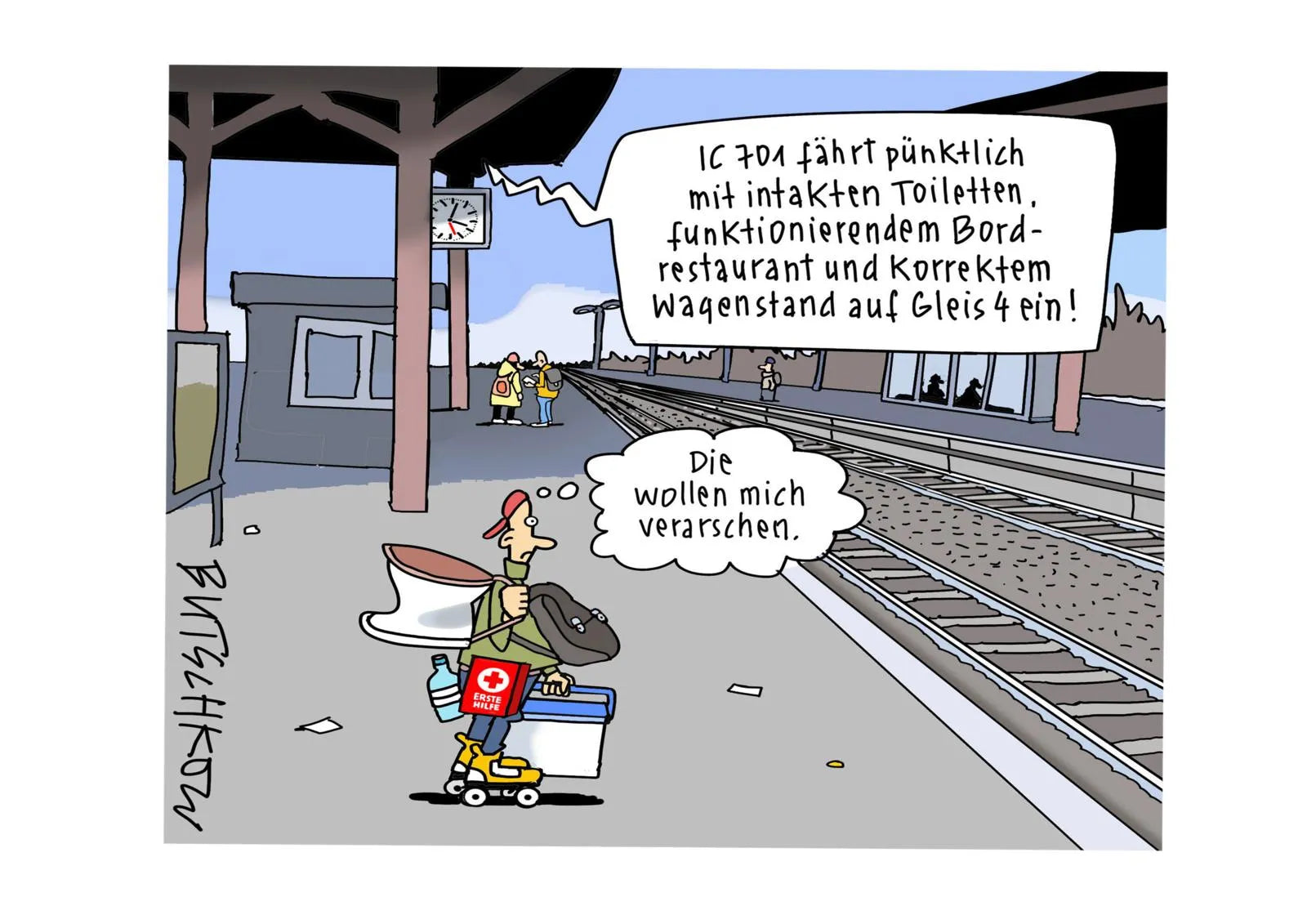 Detailansicht: Aus der Bahn! (Hardcover)