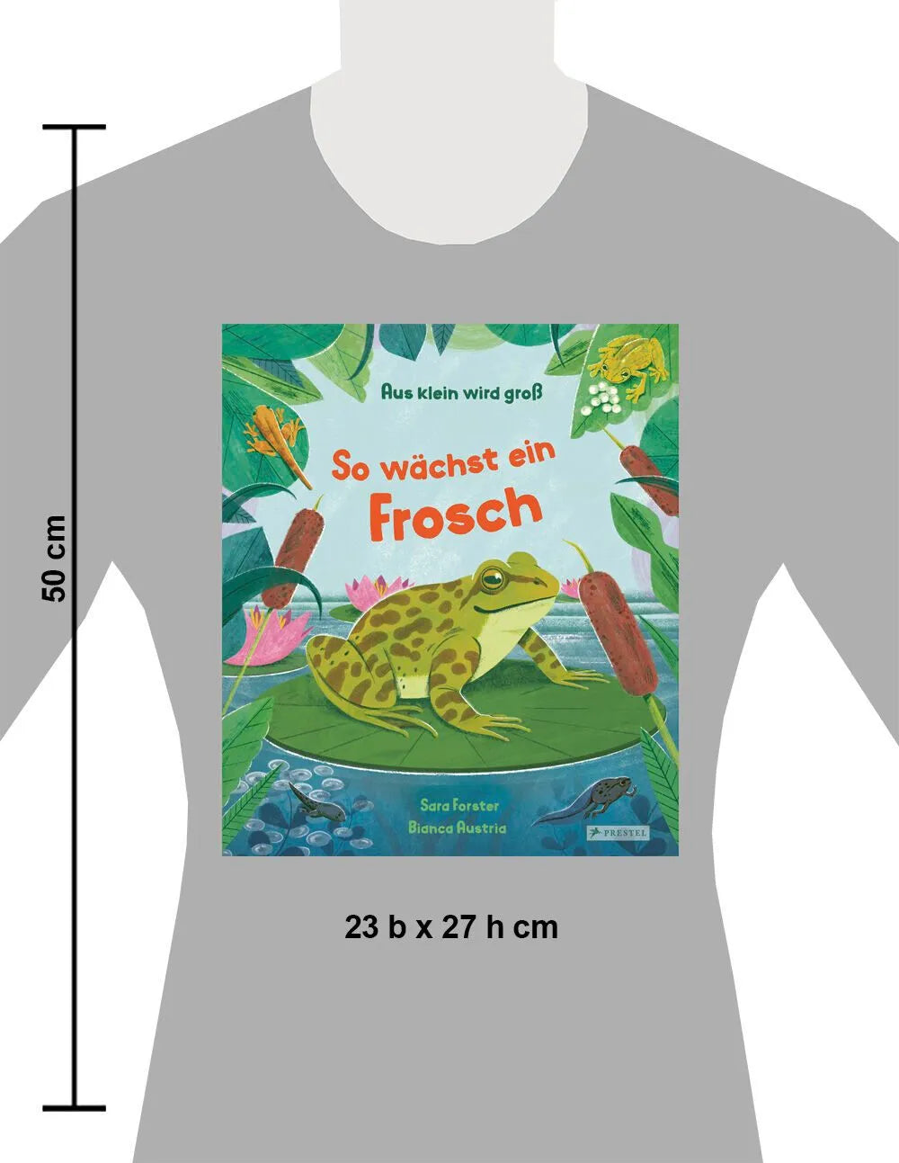 Detailansicht: Aus klein wird groß. So wächst ein Frosch (Hardcover)