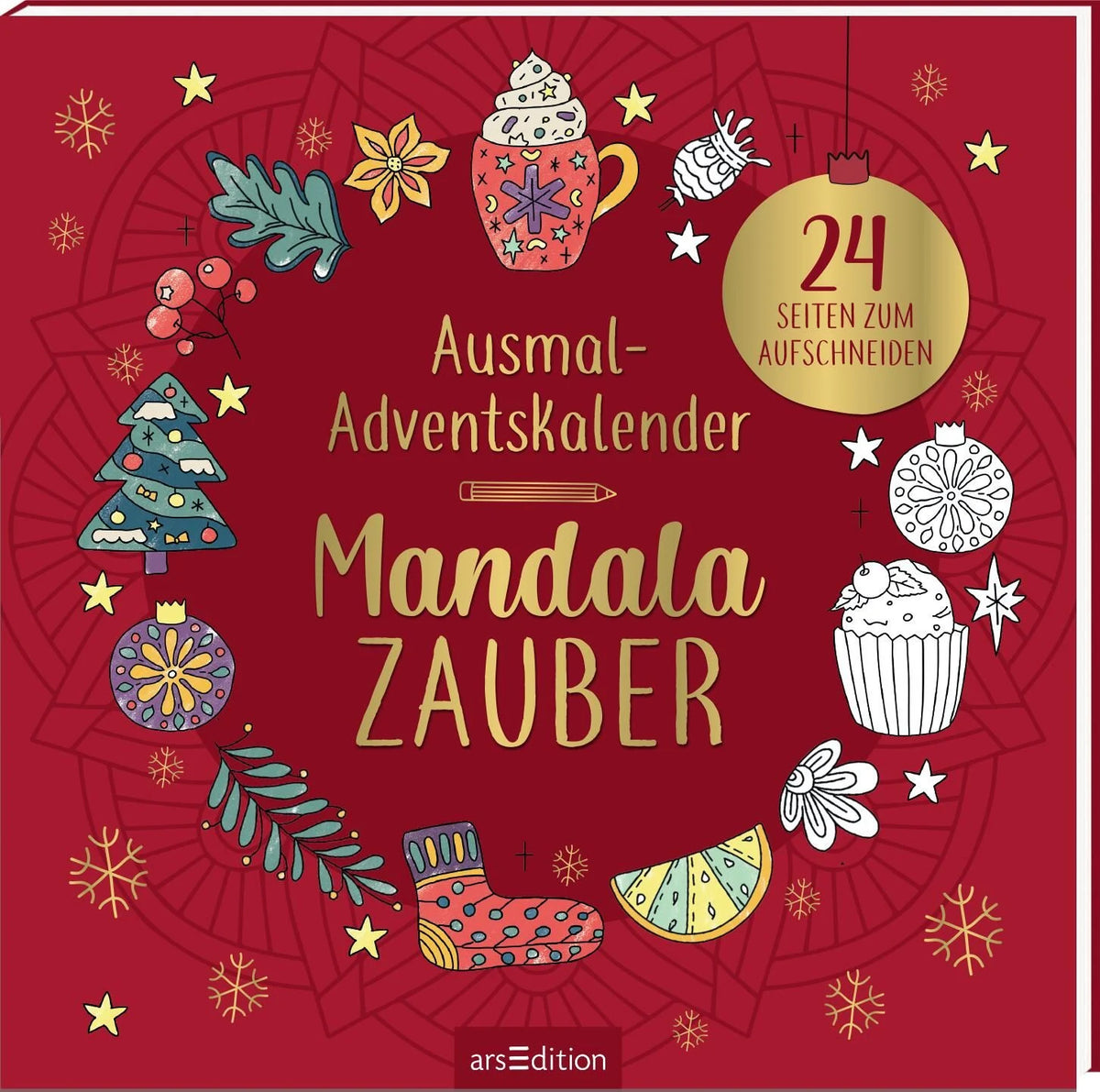 Adventskalender: Ausmal-Adventskalender – Mandala-Zauber