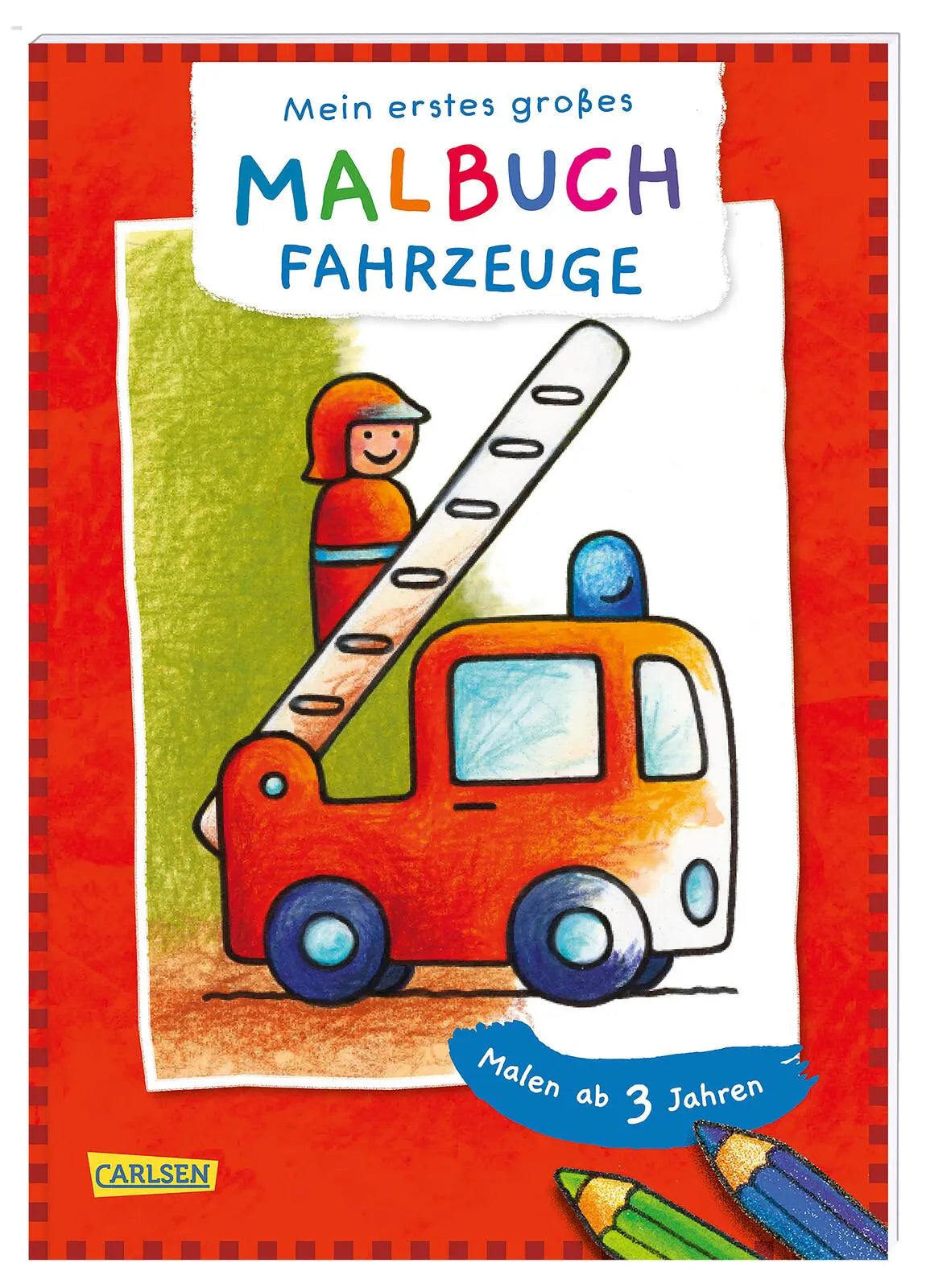 Buchcover von 'Ausmalbilder für Kita-Kinder: Mein erstes großes Malbuch: Fahrzeuge: Malen ab 3 Jahren' - Taschenbuch von Eva Muszynski