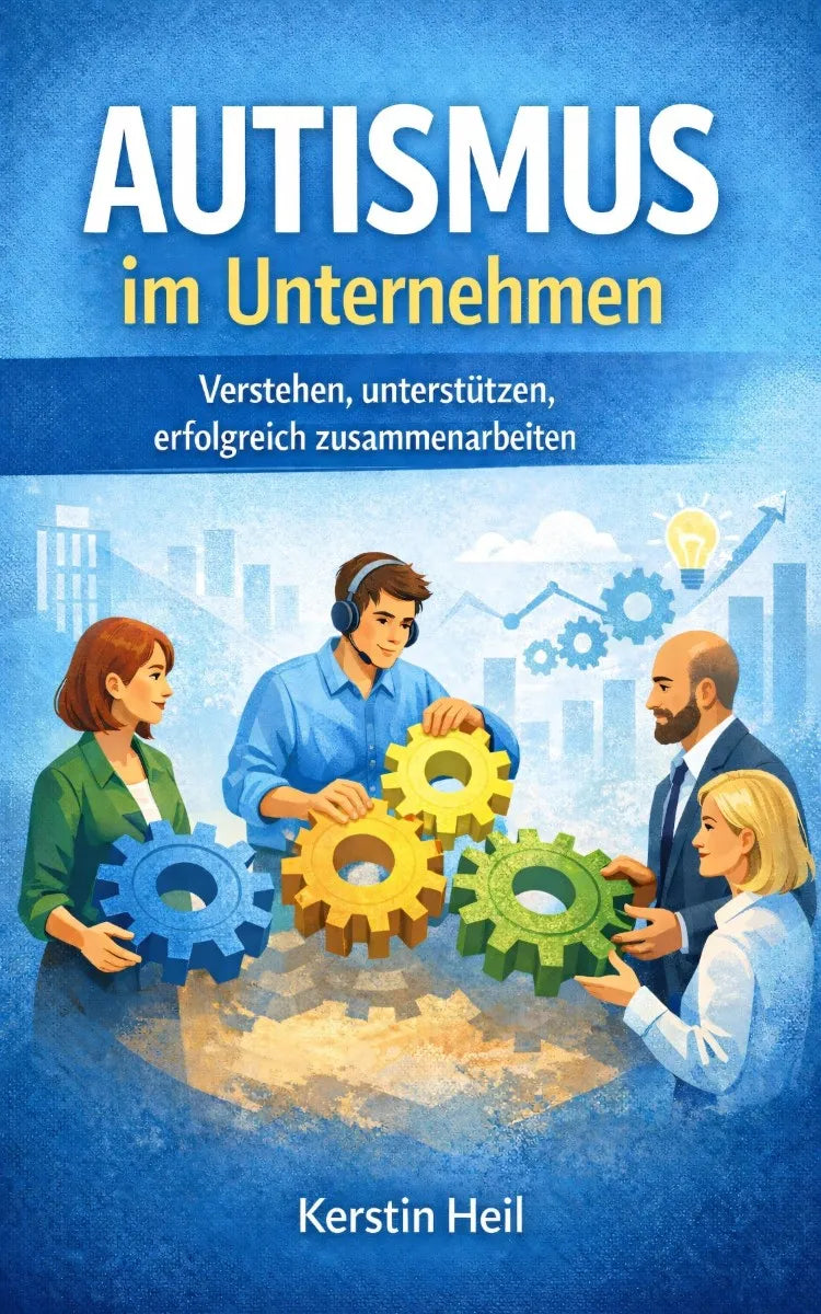 Cover: Autismus im Unternehmen - Verstehen, unterstützen, erfolgreich zusammenarbeiten (E-Book) von Kerstin Heil