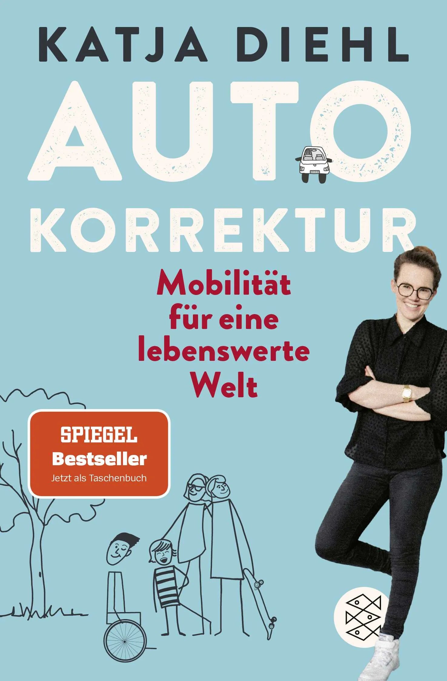 Buchcover von 'Autokorrektur – Mobilität für eine lebenswerte Welt' - Taschenbuch von Katja Diehl