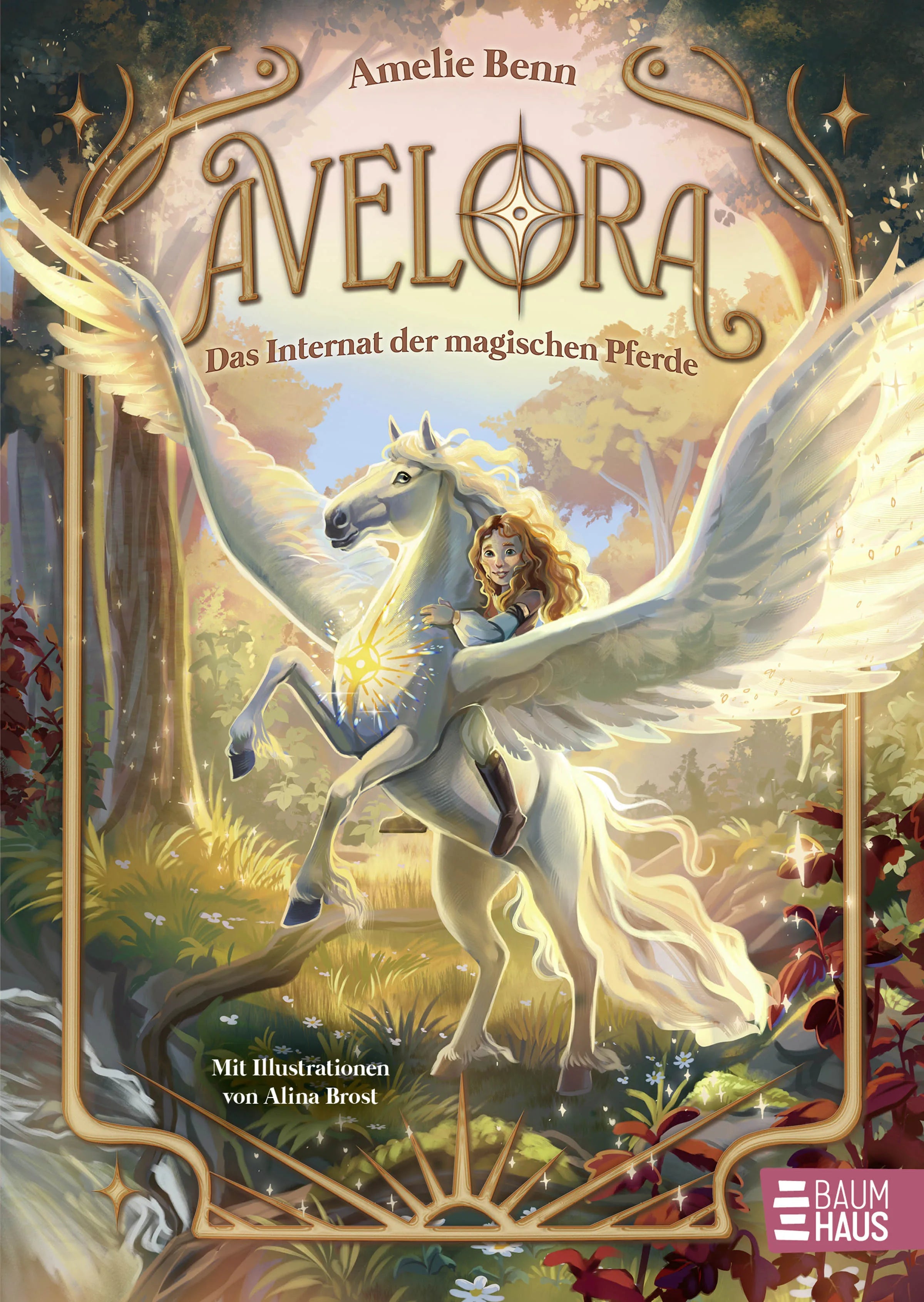 Cover: Avelora - Das Internat der magischen Pferde (E-Book) von Amelie Benn