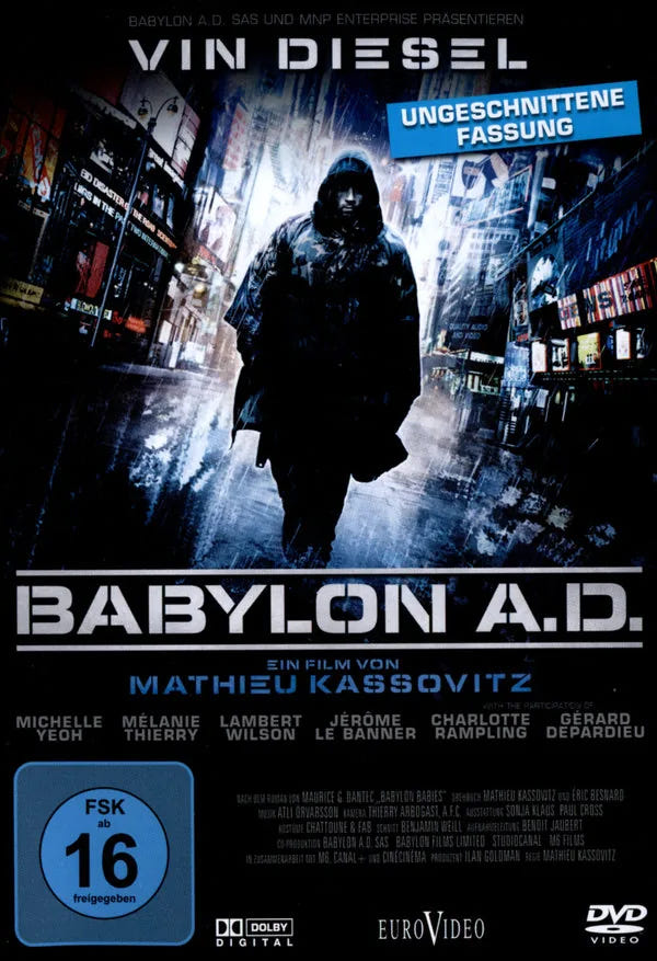 DVD-Cover: Babylon A.D. - Uncut. Regie: Mathieu Kassovitz