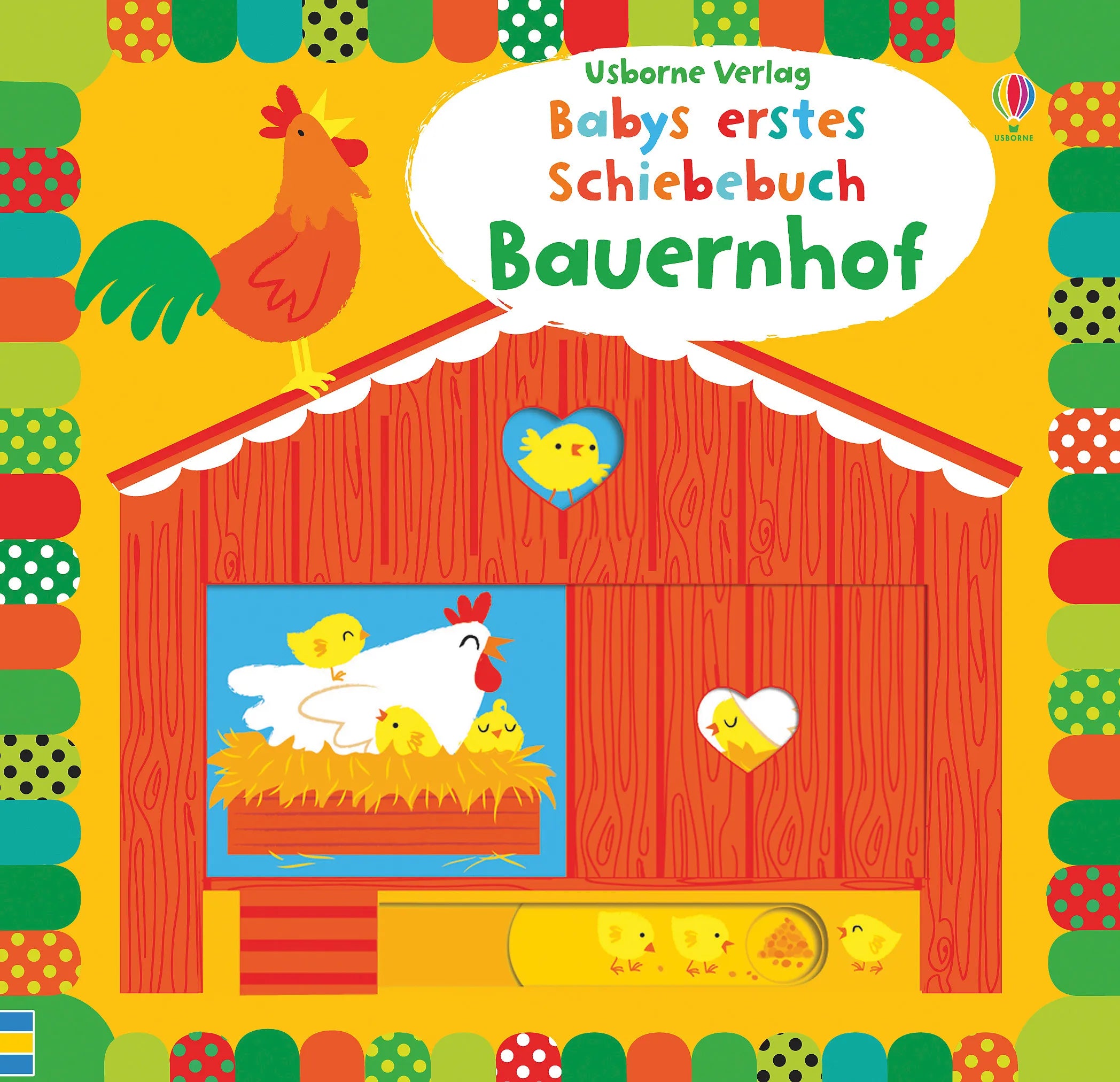 Buchcover von 'Babys erstes Schiebebuch: Bauernhof' - Gebundene Ausgabe von Fiona Watt