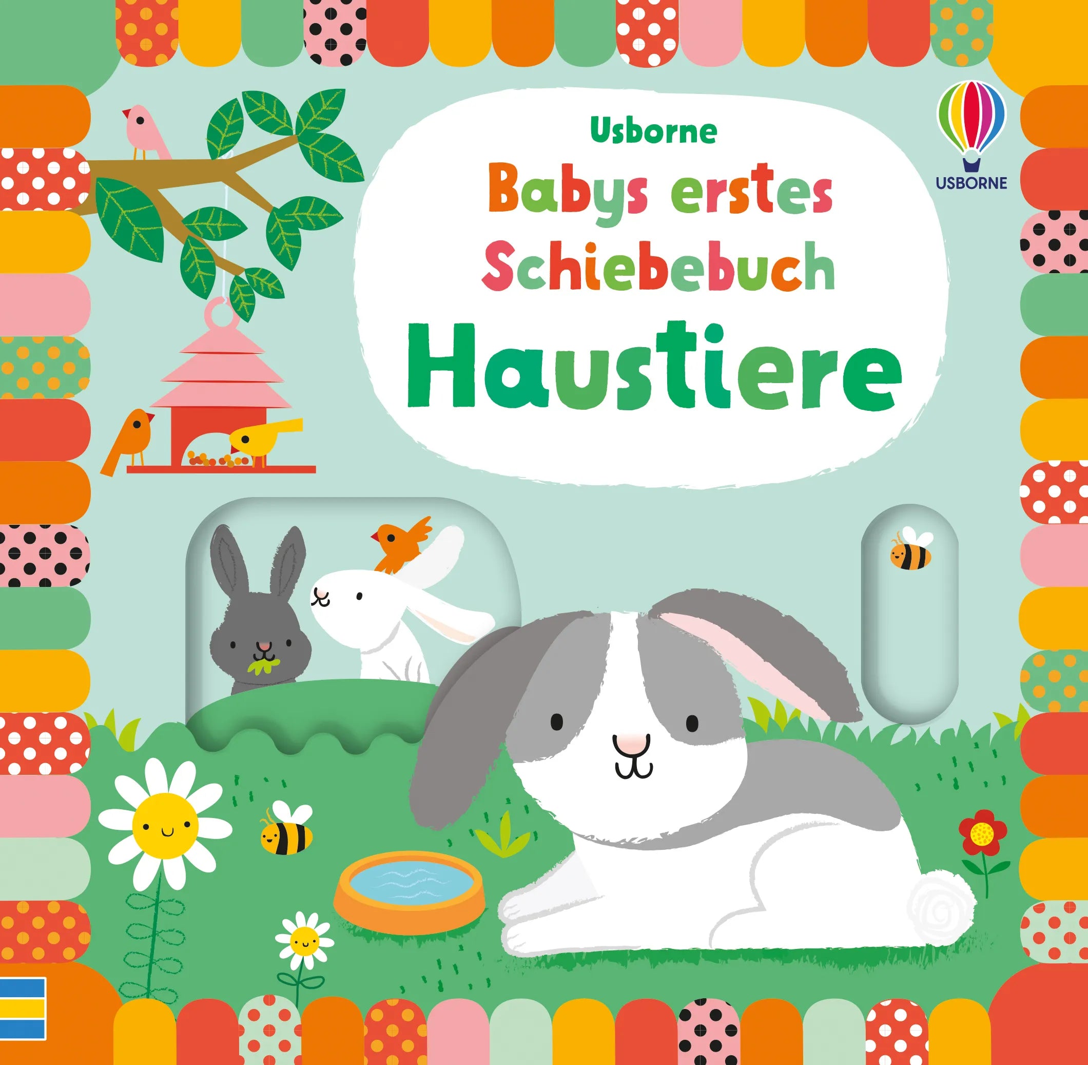 Buchcover von 'Babys erstes Schiebebuch: Haustiere' - Gebundene Ausgabe von Fiona Watt