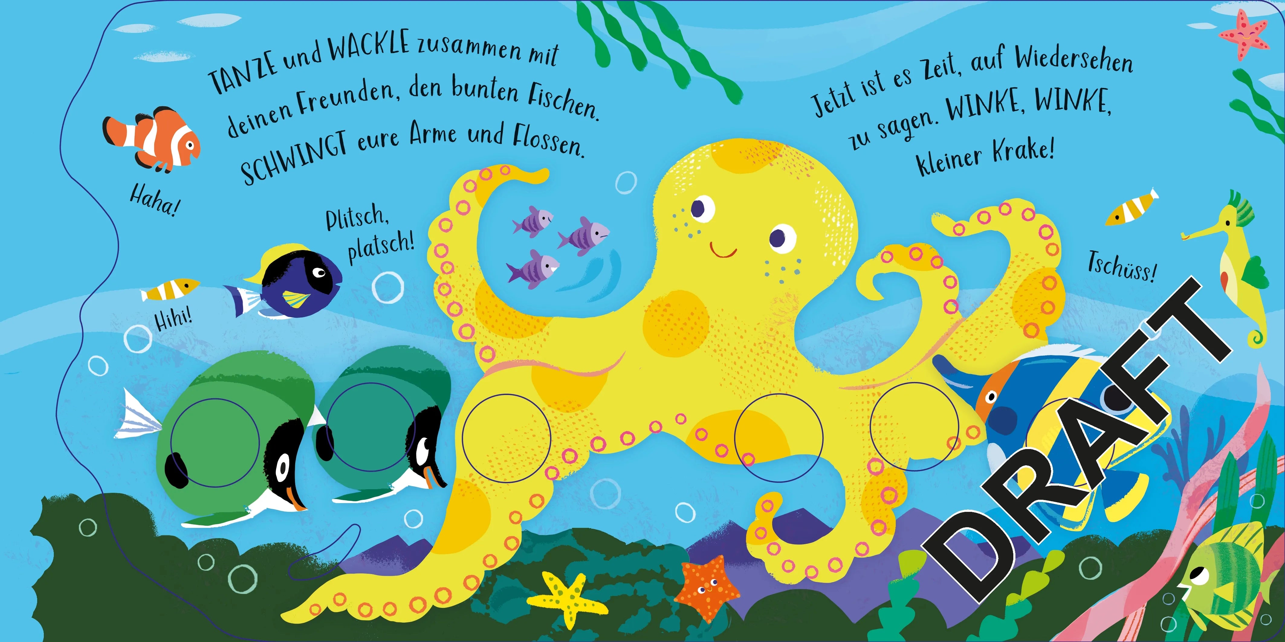 Felicity Brooks - Babys Fingerspielbuch: Kleiner Krake