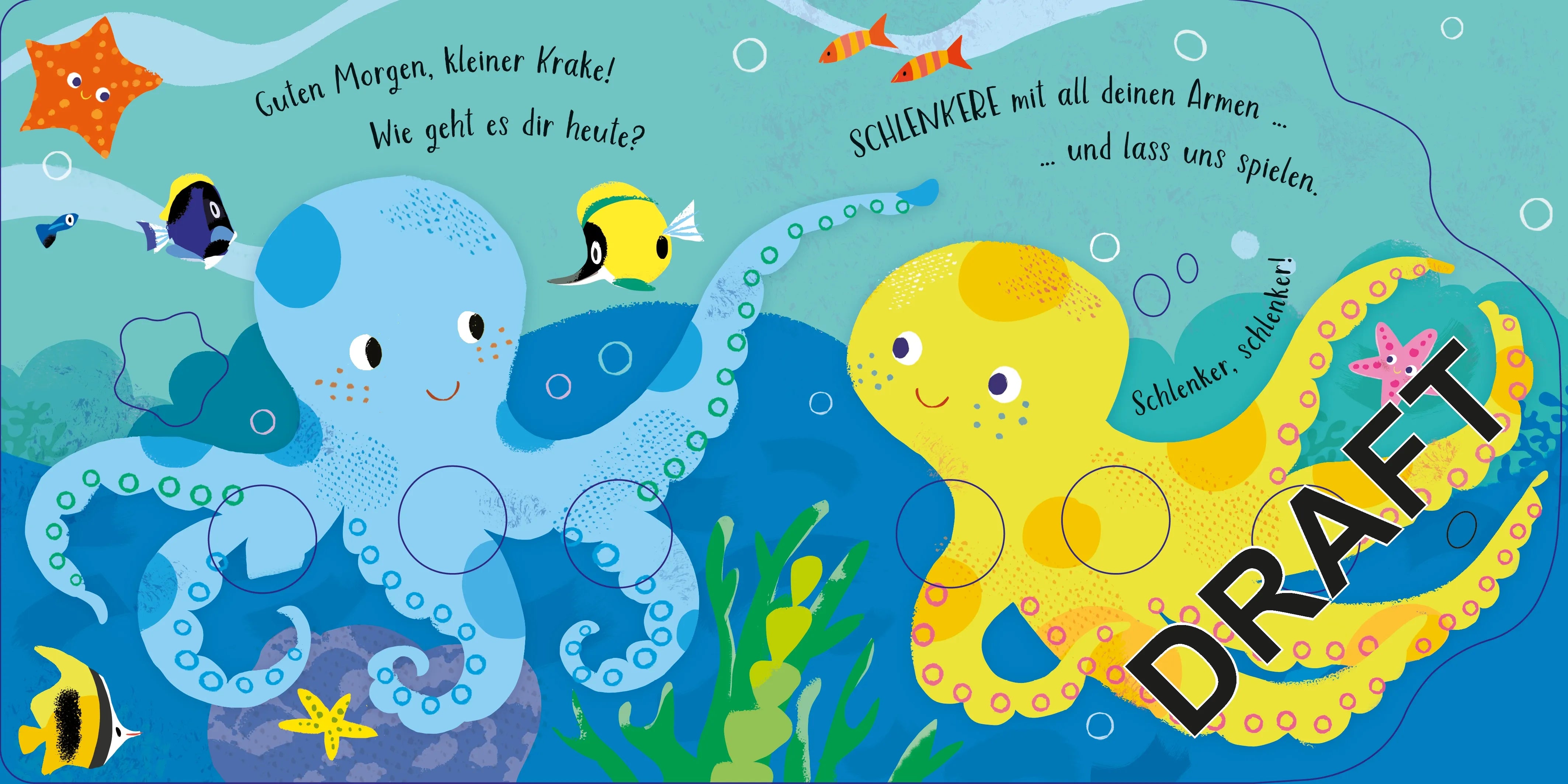 Produktansicht: Babys Fingerspielbuch: Kleiner Krake (Gebundene Ausgabe)