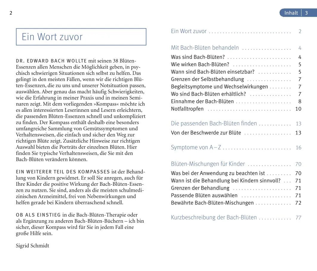 Abbildung von 'Bachblüten'