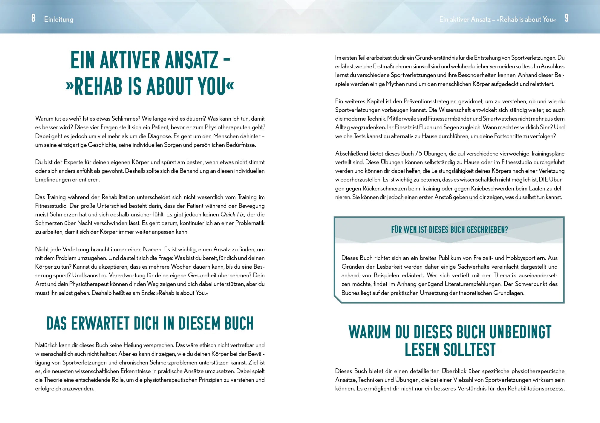 Innenansicht von 'Back in the game – dein Programm für den optimalen Wiedereinstieg' - Taschenbuch