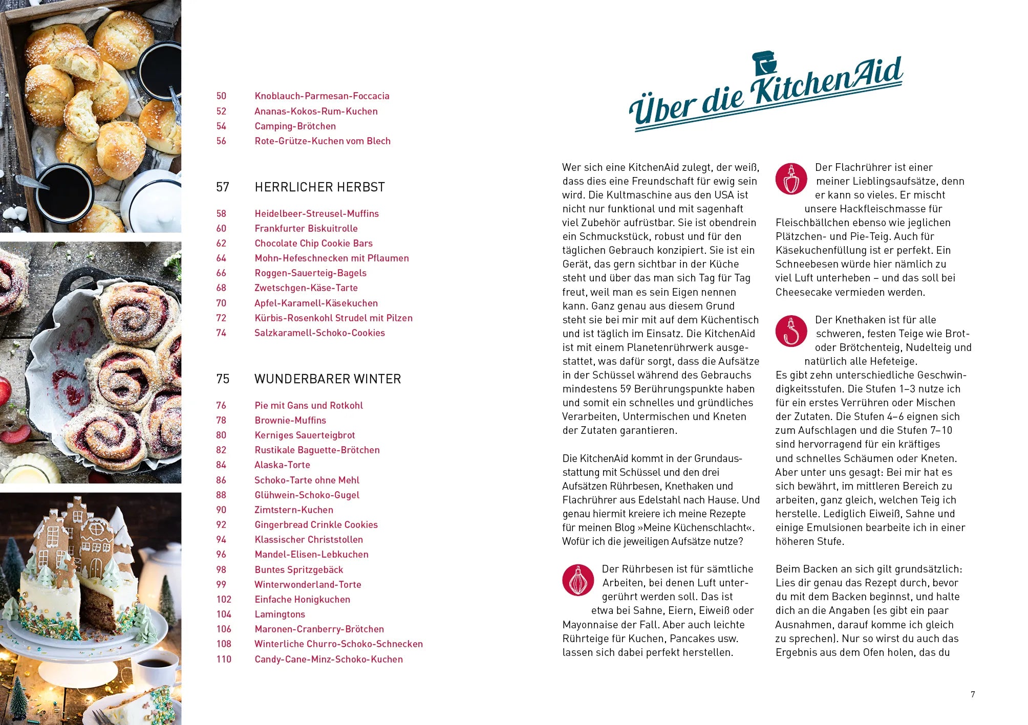 Innenansicht von 'Backen mit der KitchenAid' - Taschenbuch